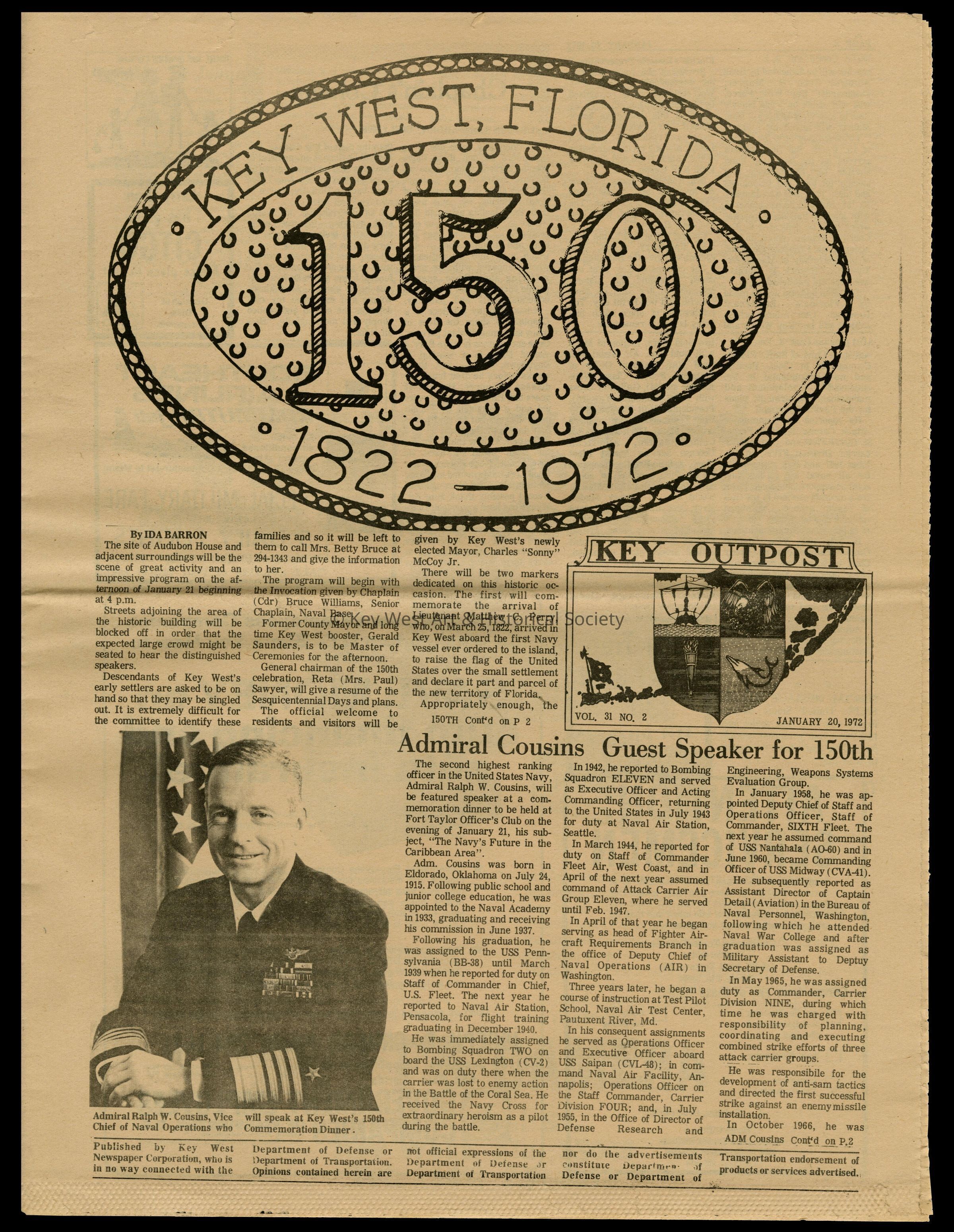 'Key Outpost' Newspaper picture number 1