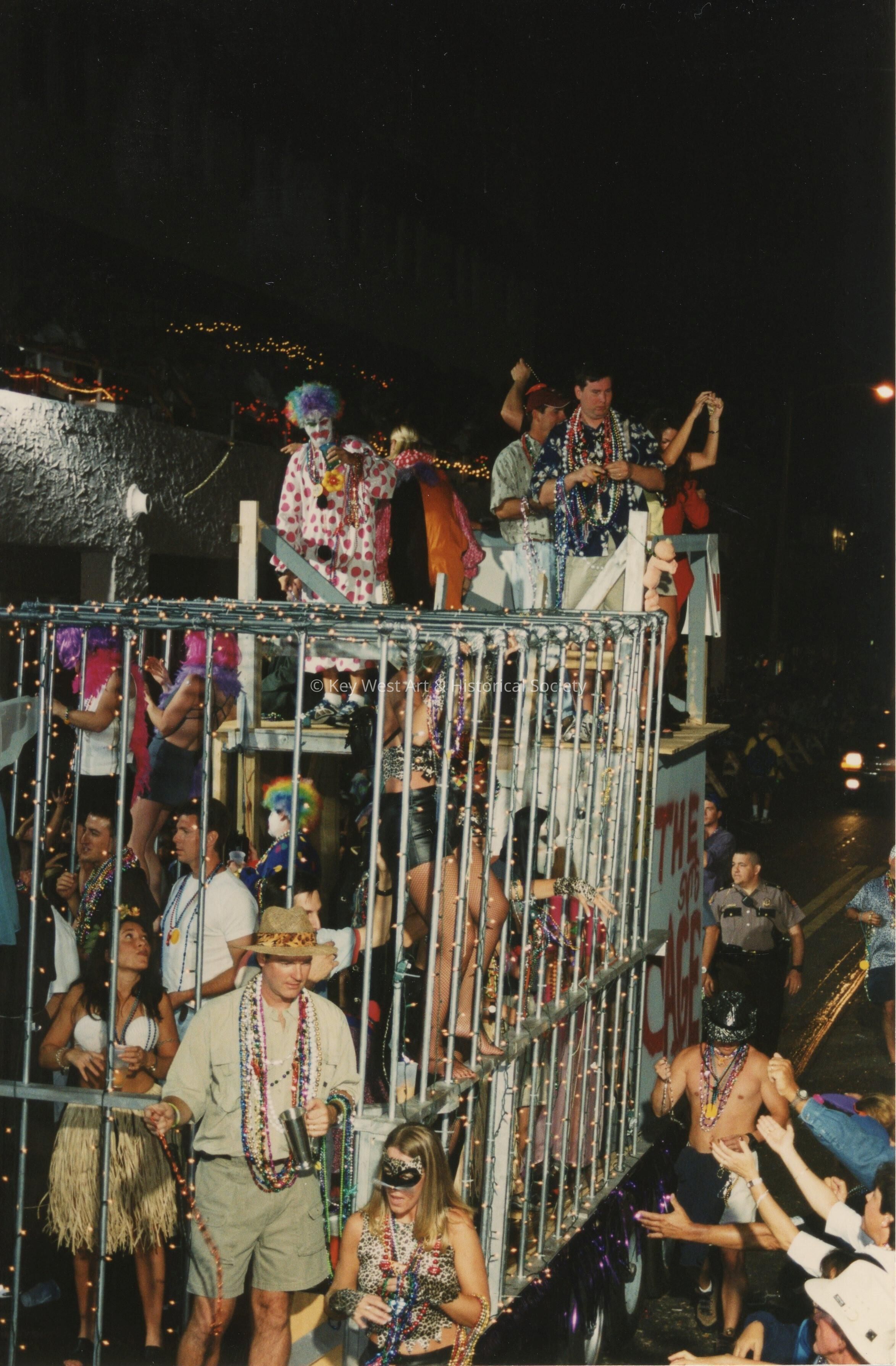 A float in the parade.