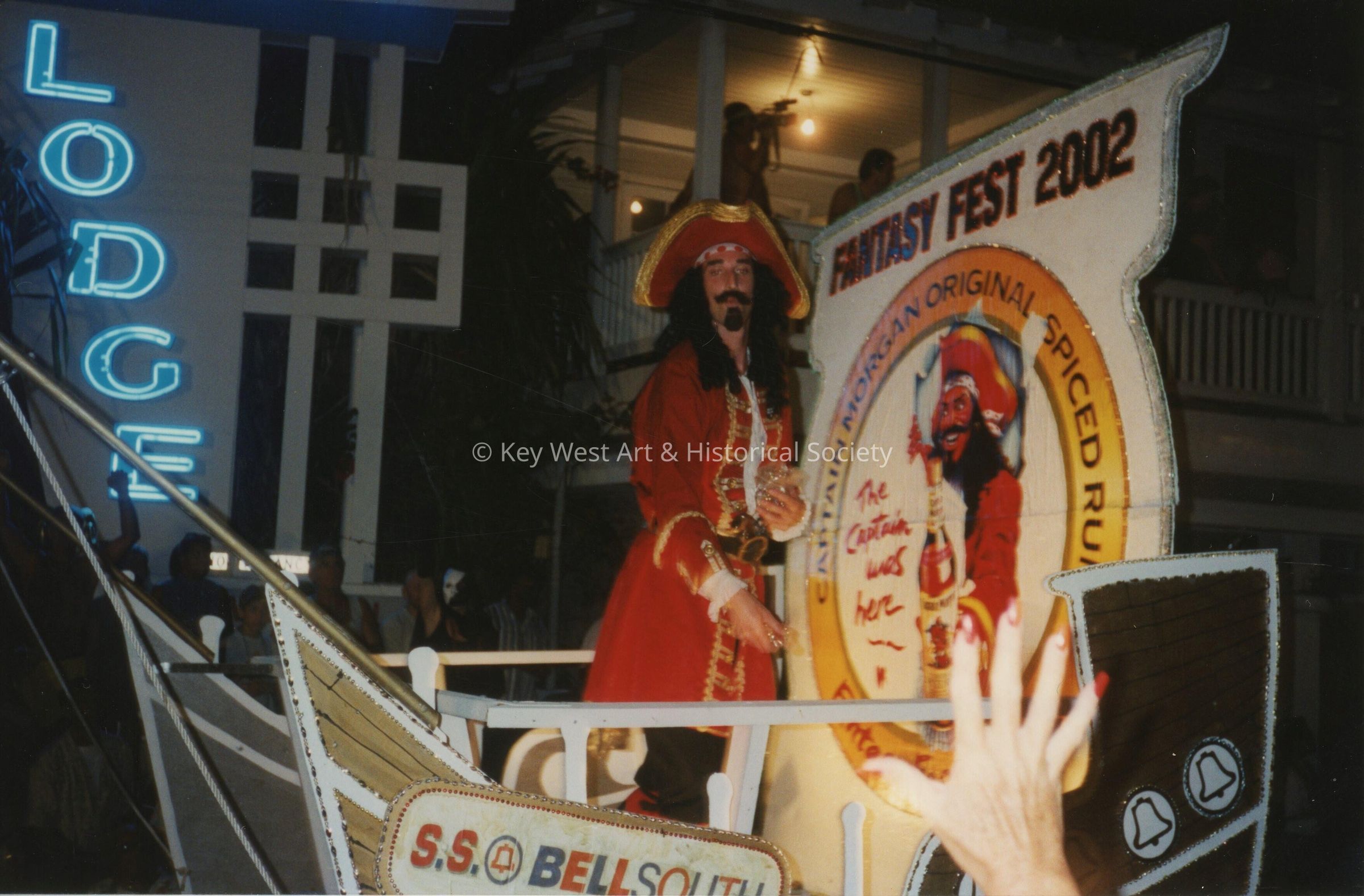 A float in the parade.