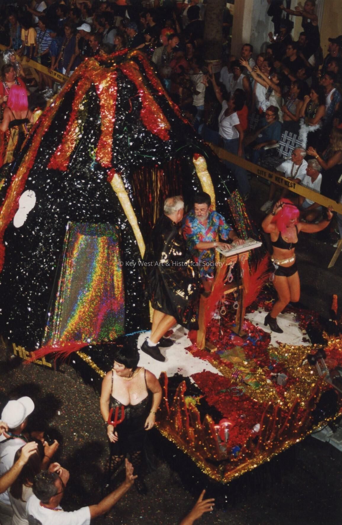 A float in the parade.