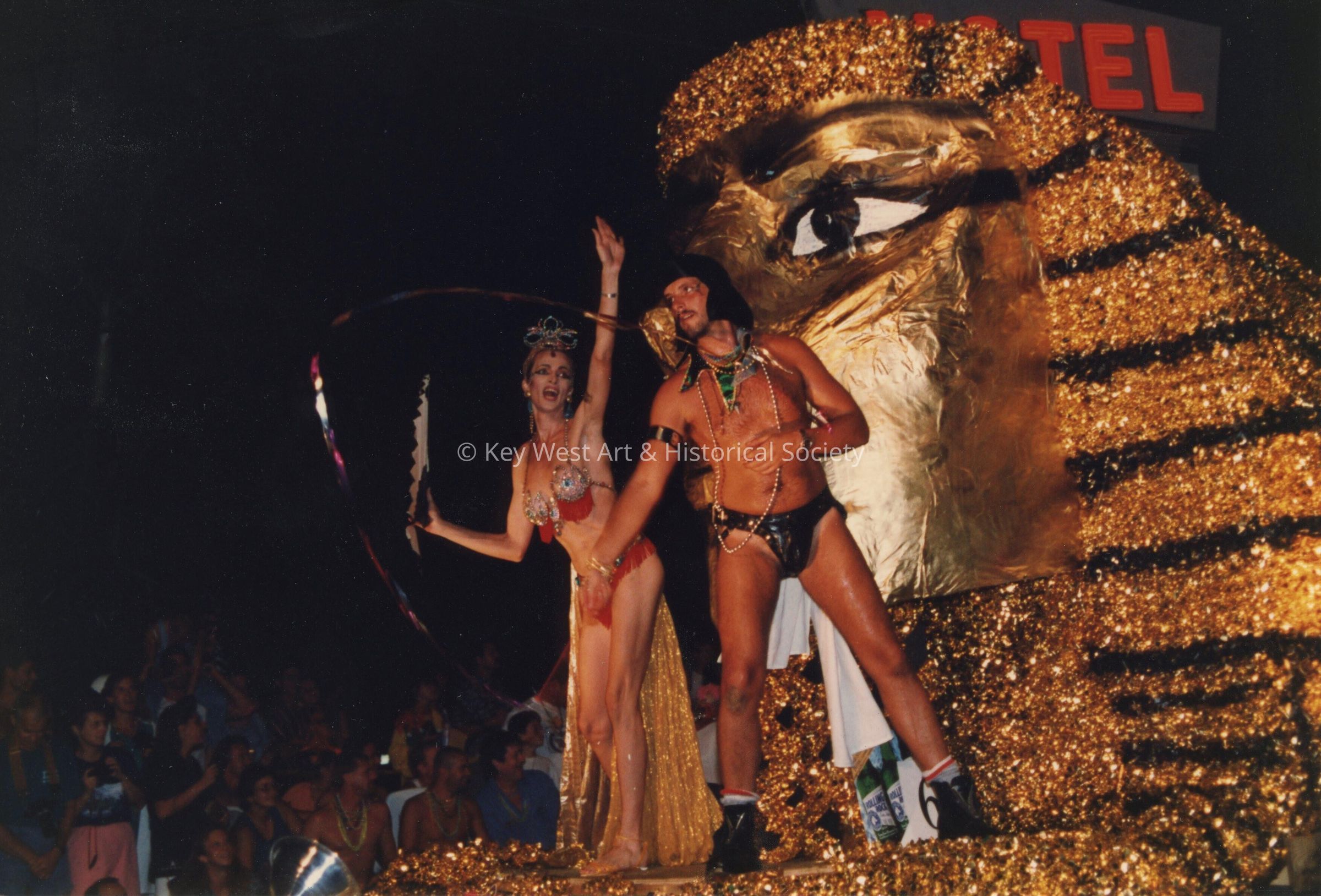 A float in the parade.