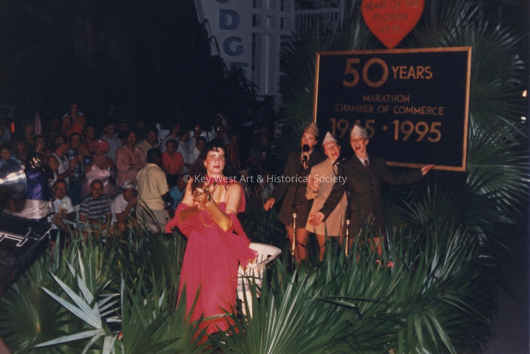 A float in the parade.