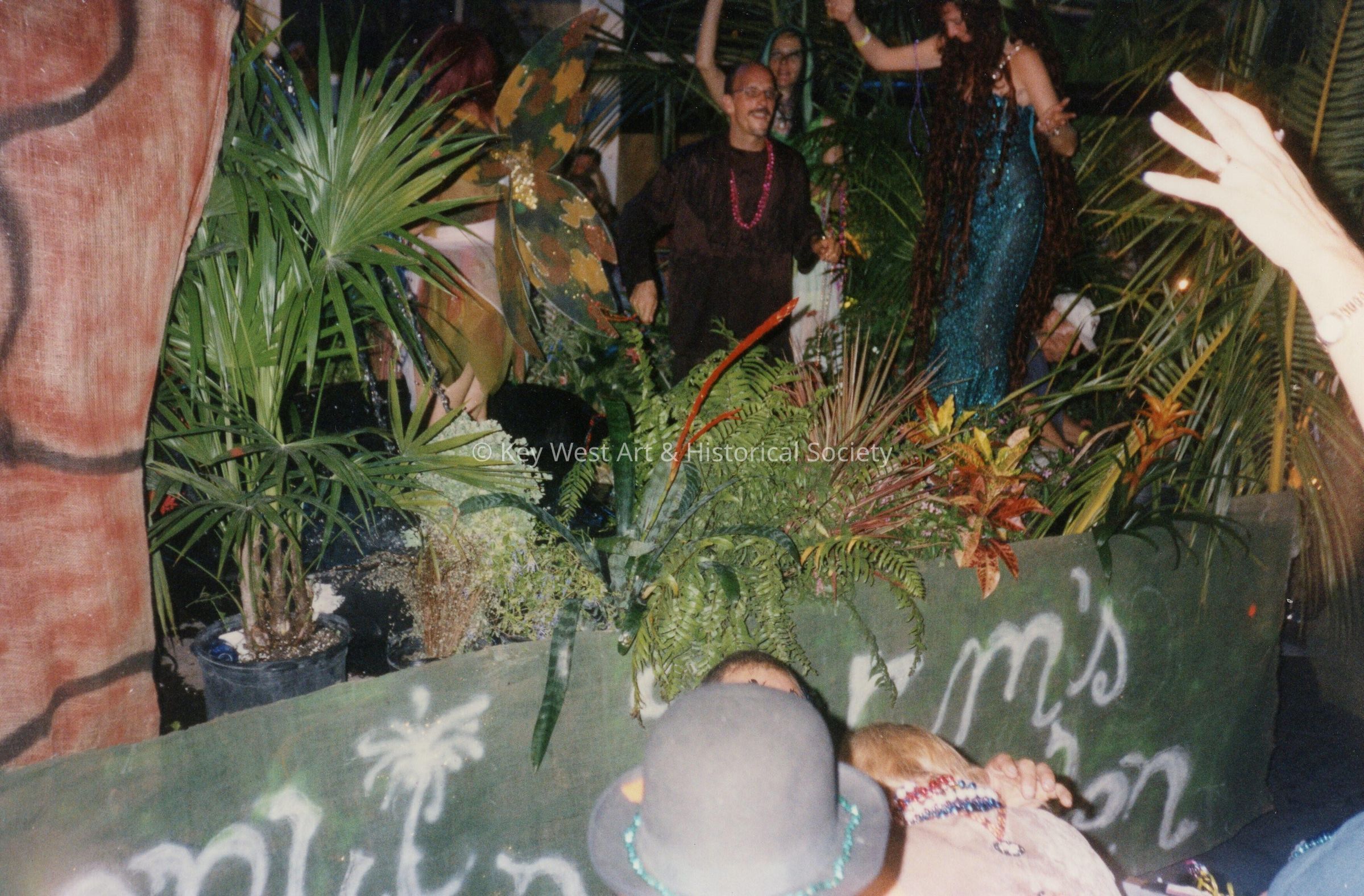 A float in the parade.