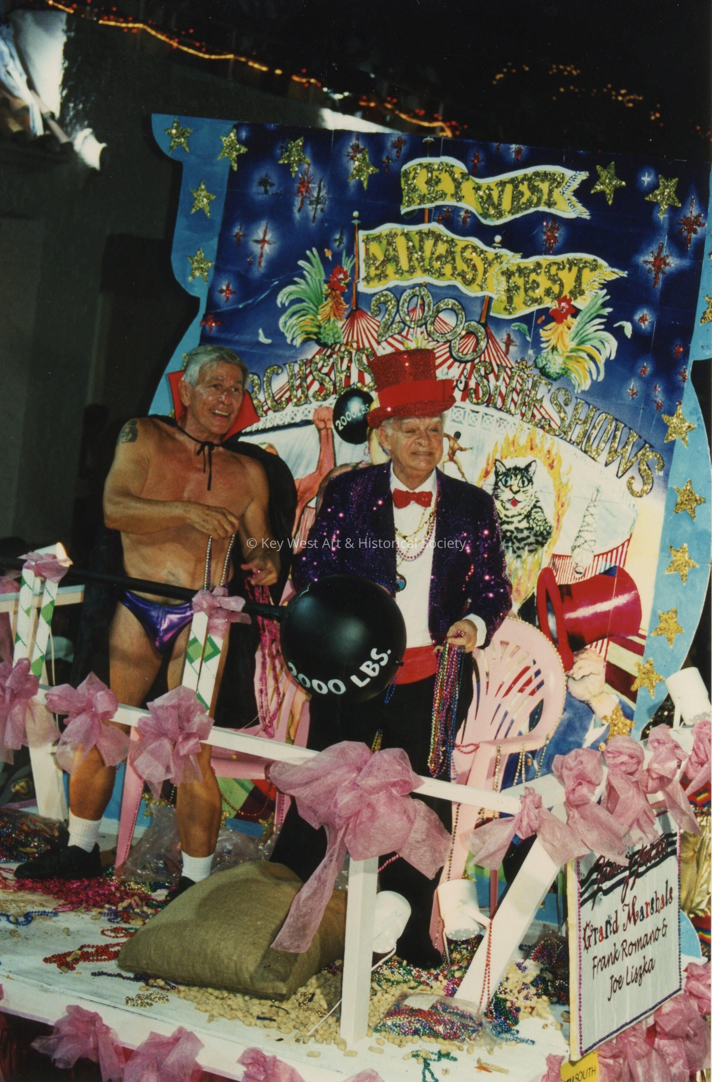 A float in the parade.