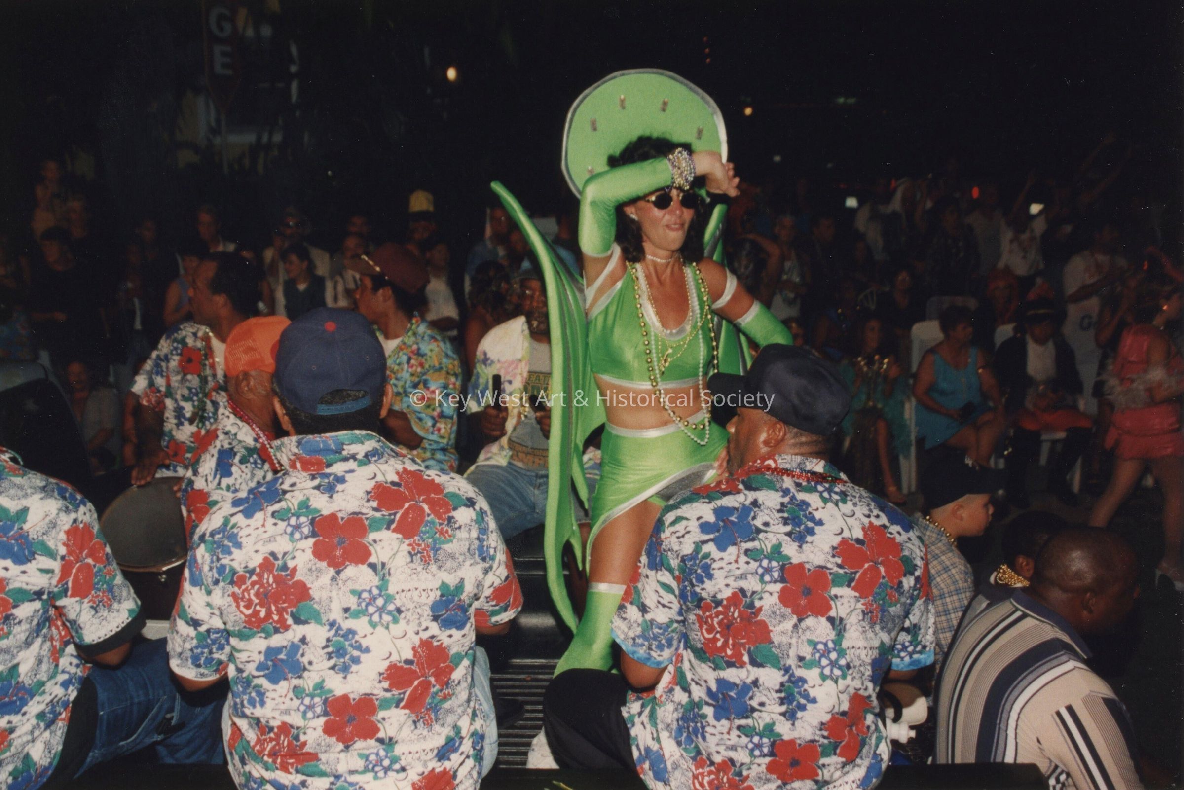 A float in the parade.