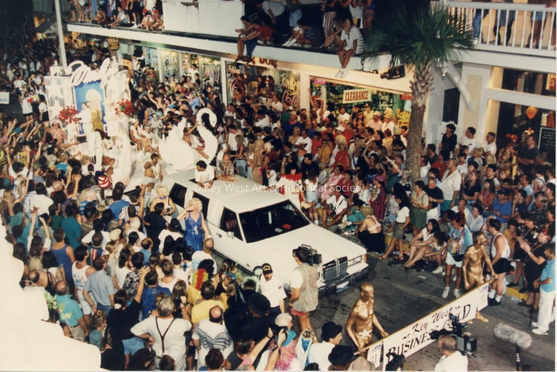 A float in the parade.