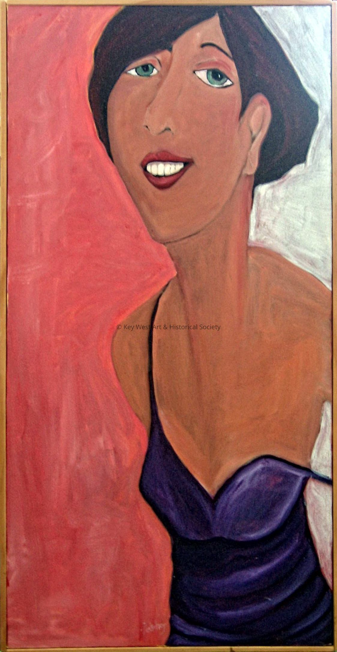 A Woman in a Purple Dress; © Key West Art & Historical Society