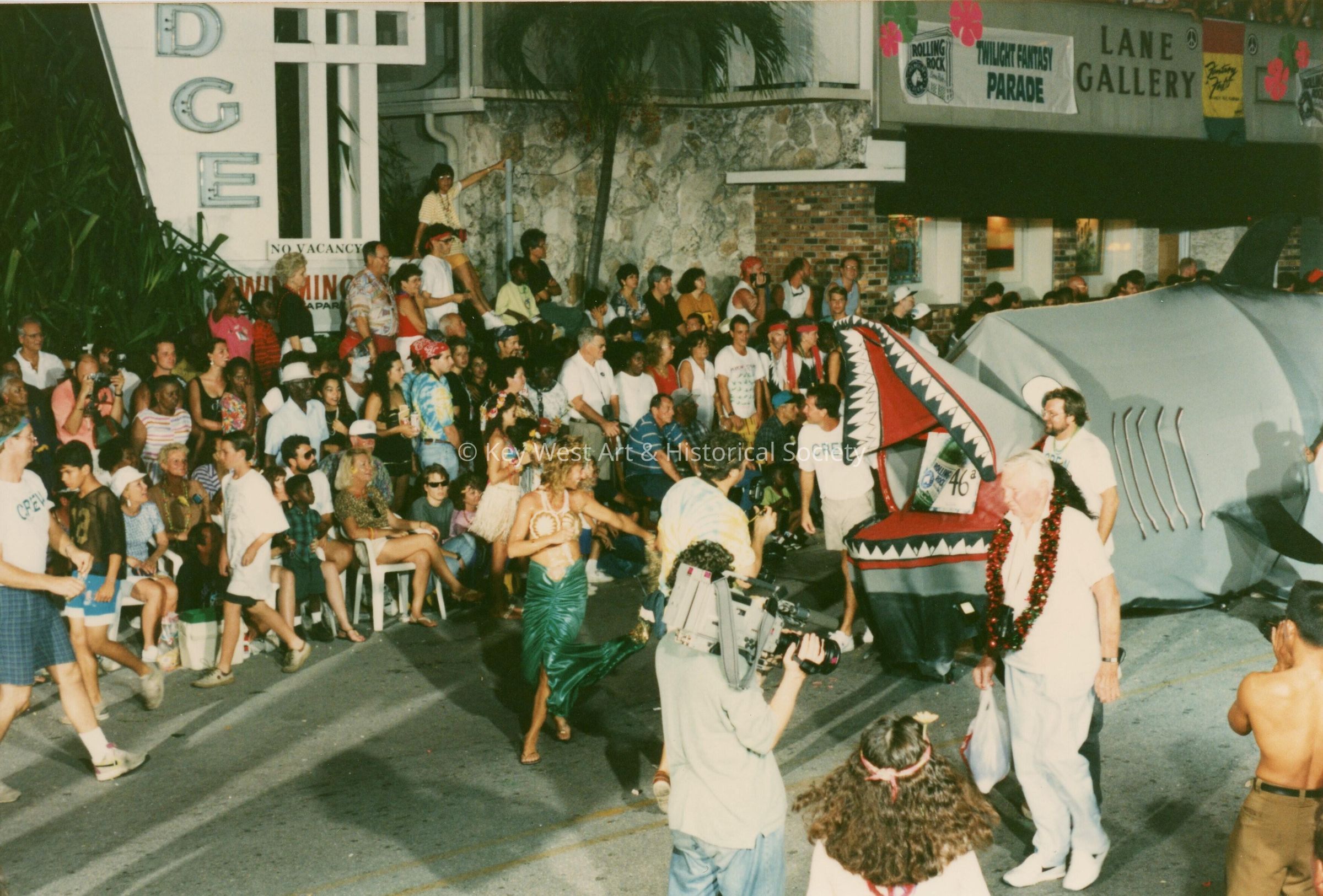 A float in the parade.