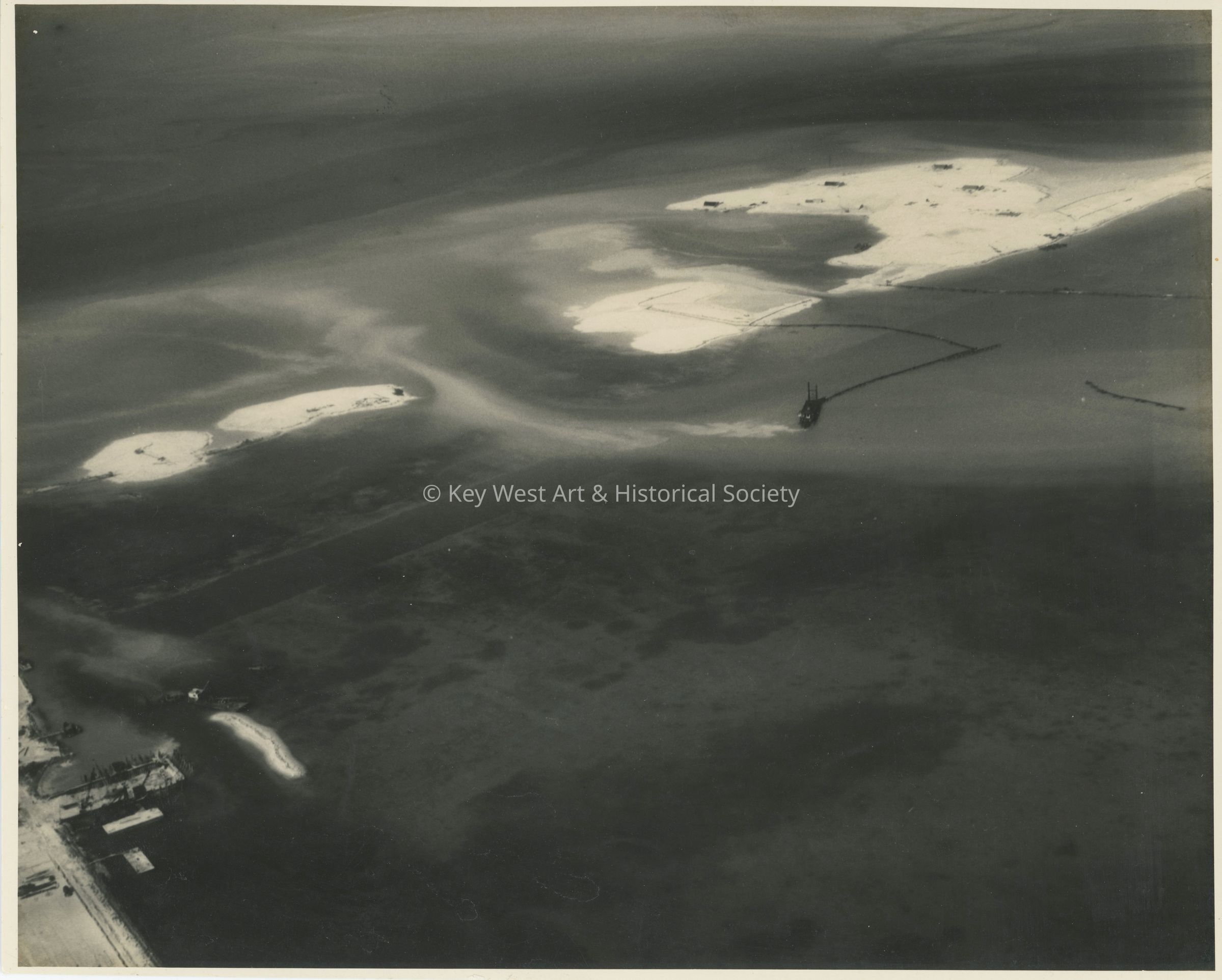 Fleming Key Being Built; © Key West Art & Historical Society