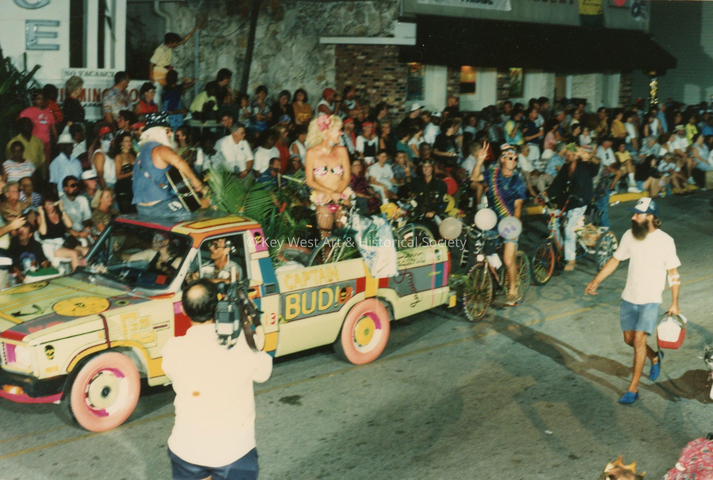 A float in the parade.