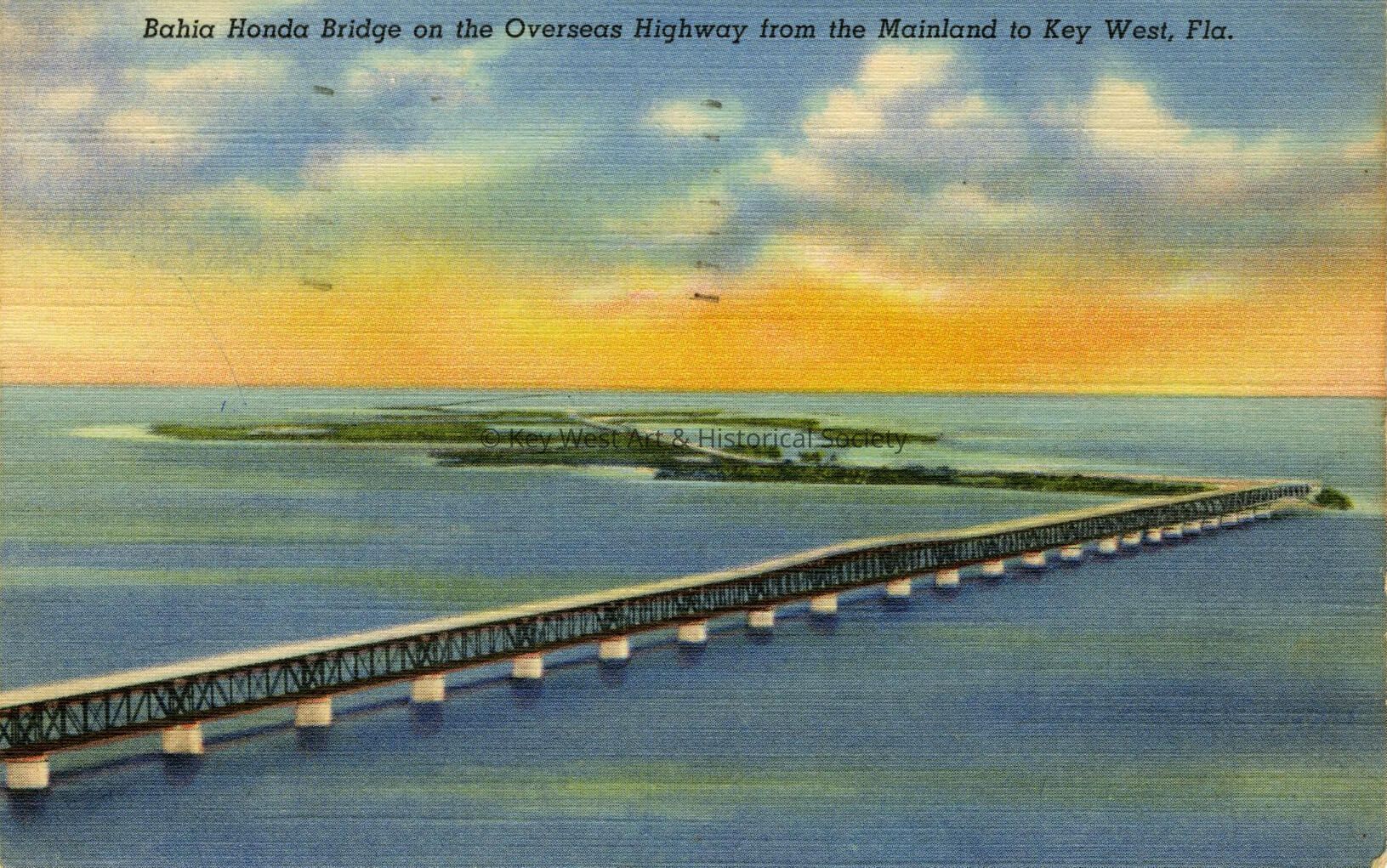 Bahia Honda Bridge on the Overseas Highway; Copyright: @ Key West Art & Historical Society; Origformat: Print-Photographic