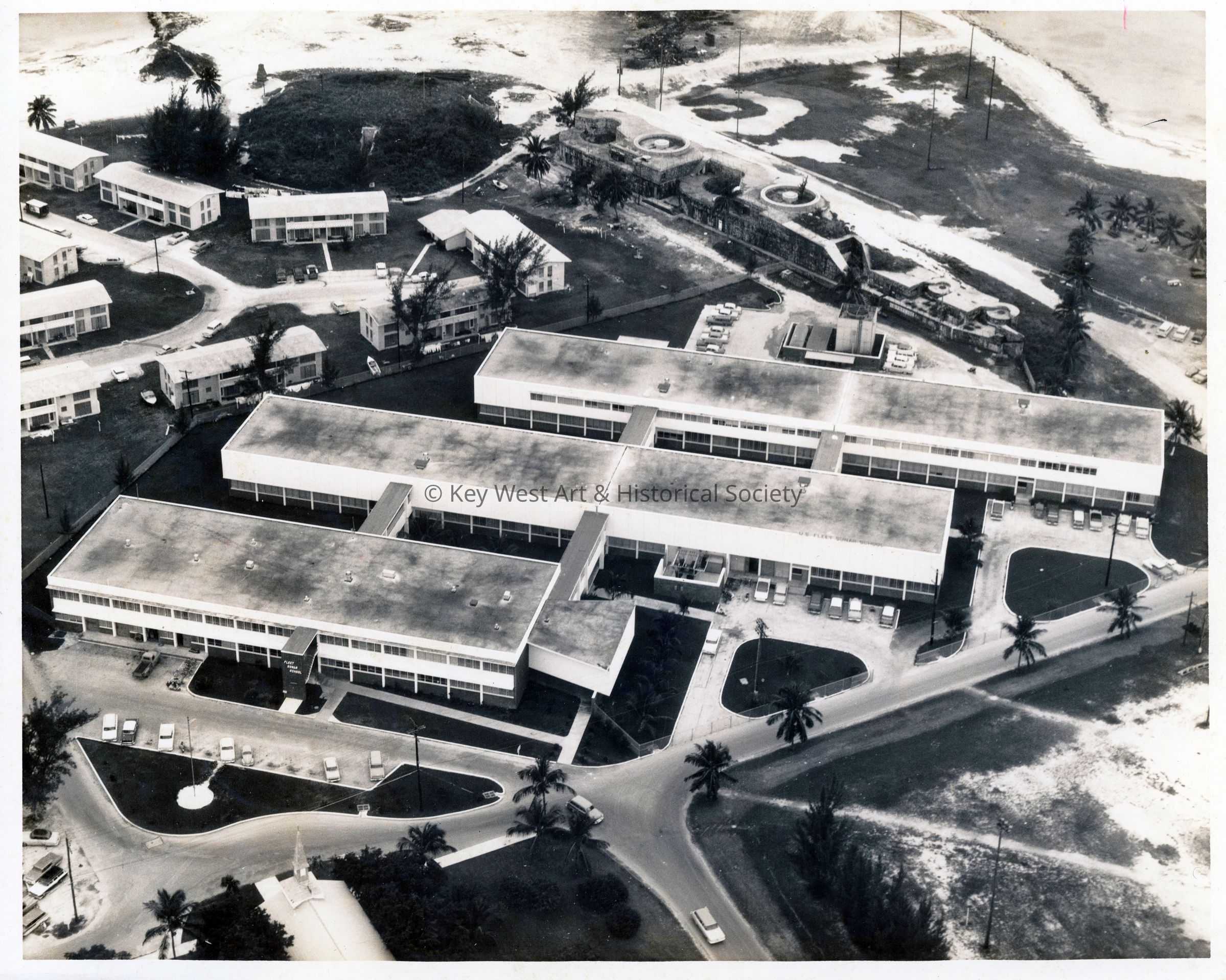 Fleet Sound School at Naval Station Key West; © Key West Art & Historical Society