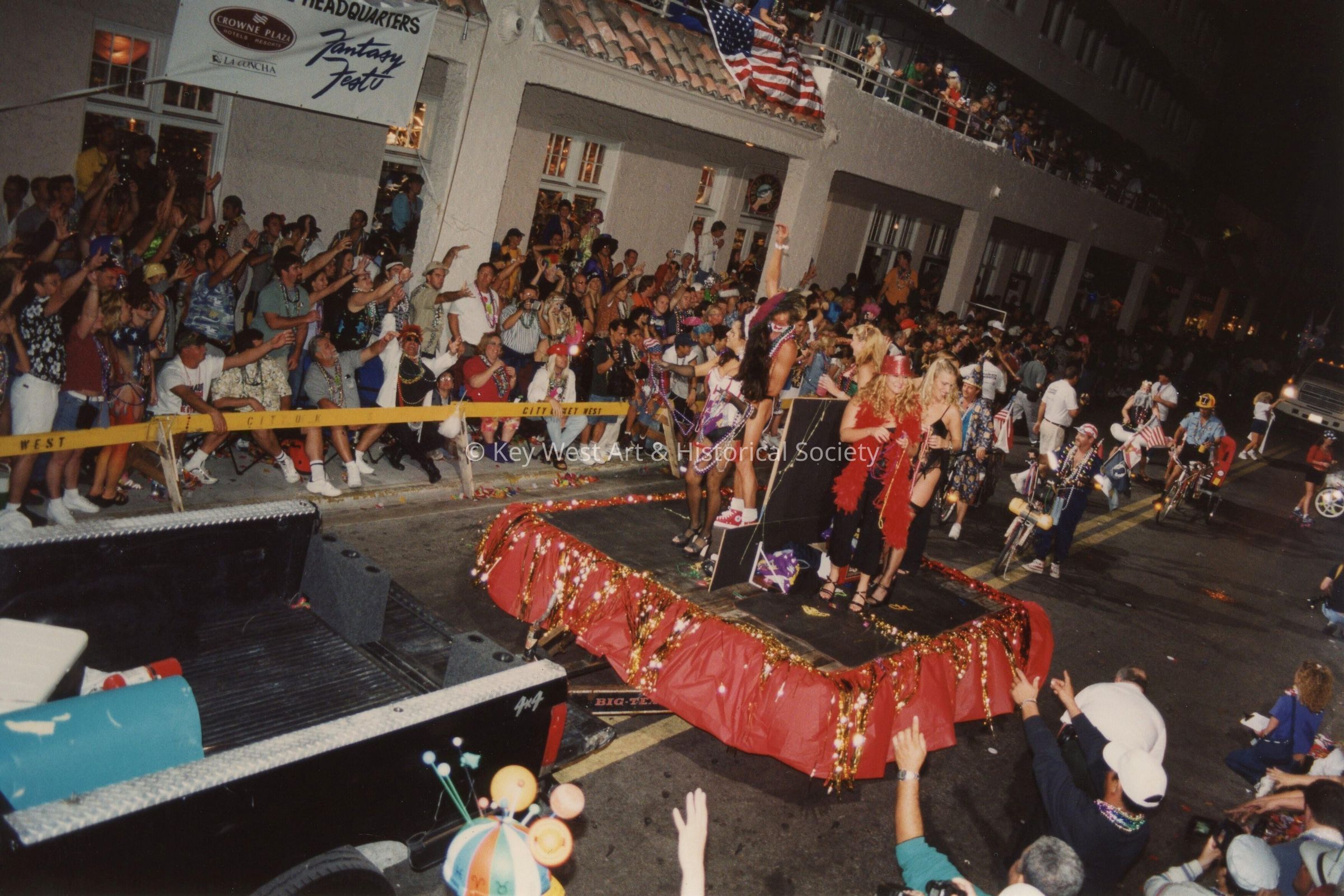 A float in the parade.