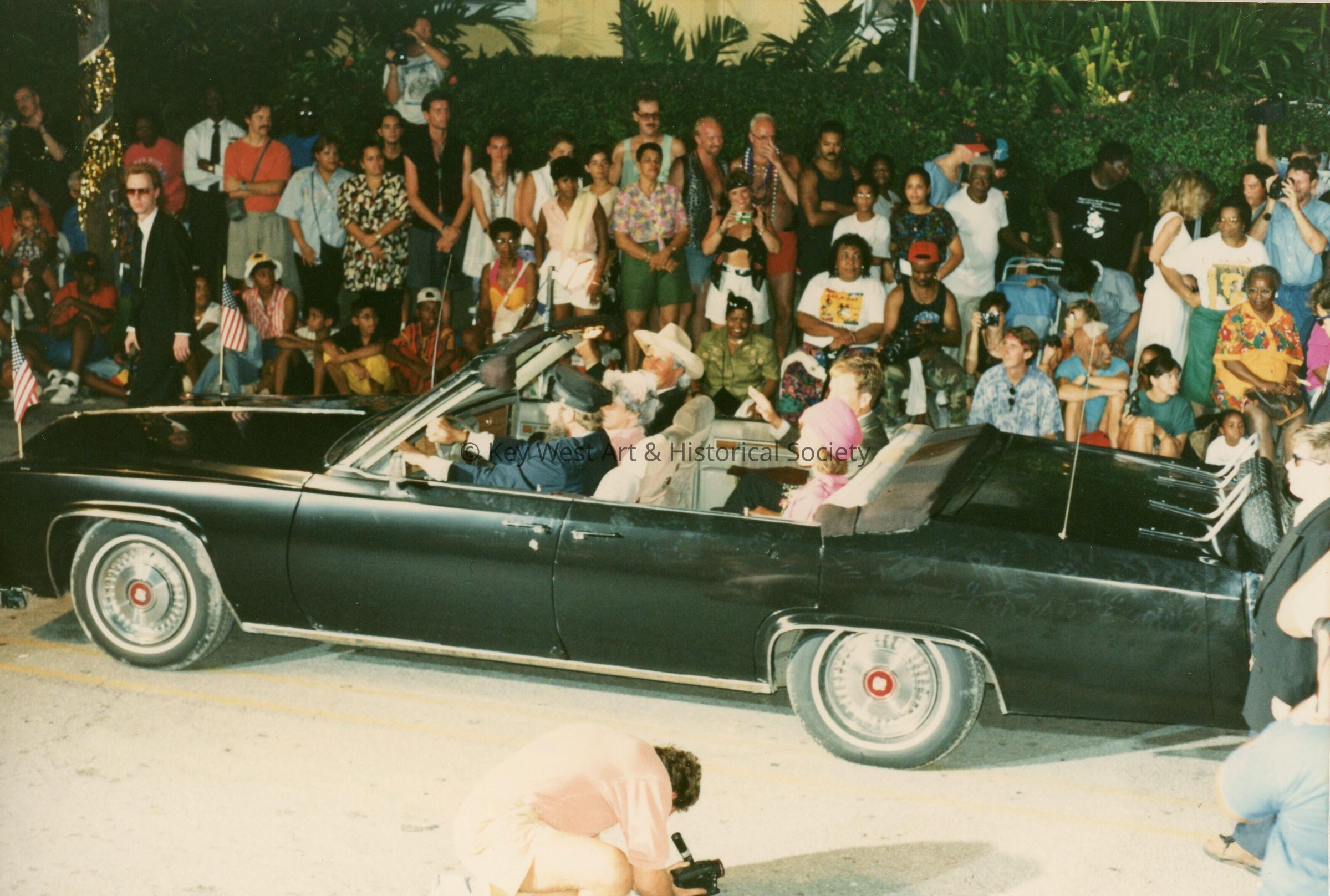 A float in the parade.