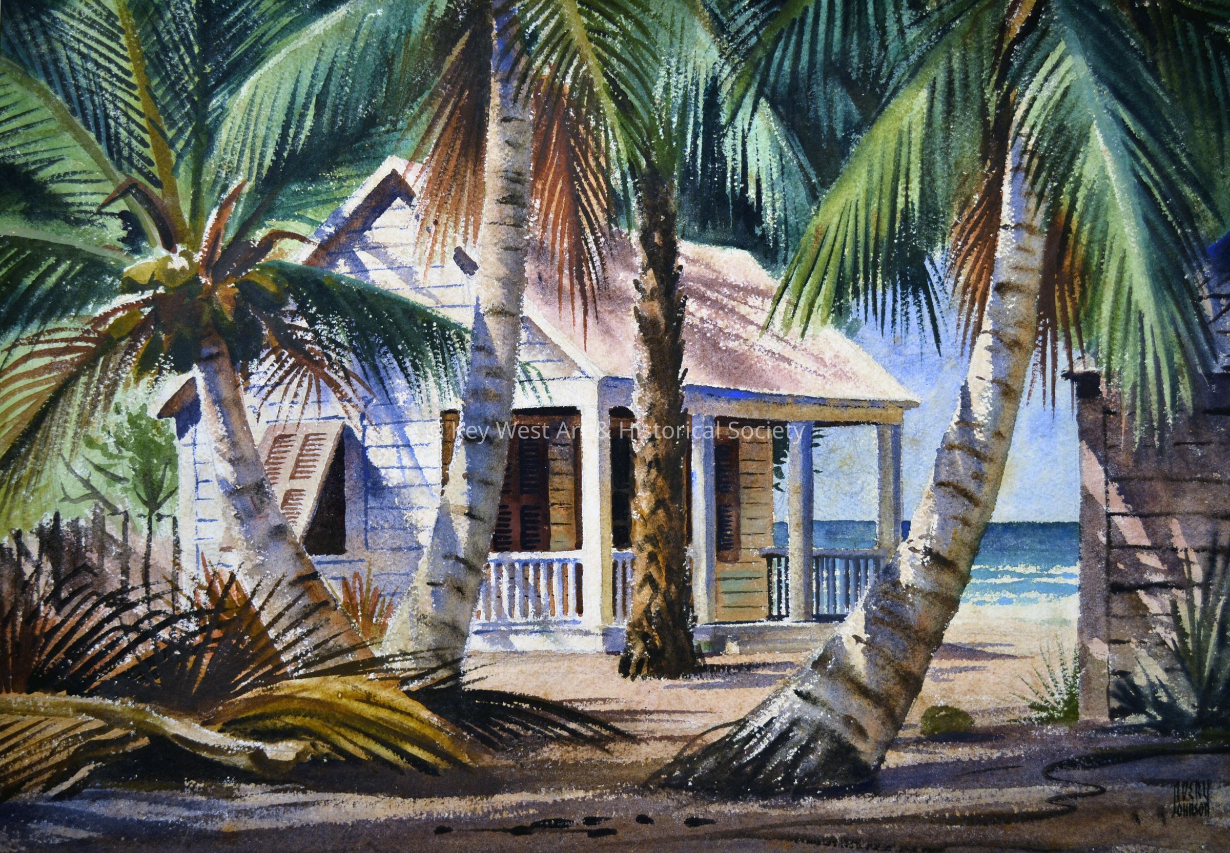 By the Ocean; © Key West Art & Historical Society
