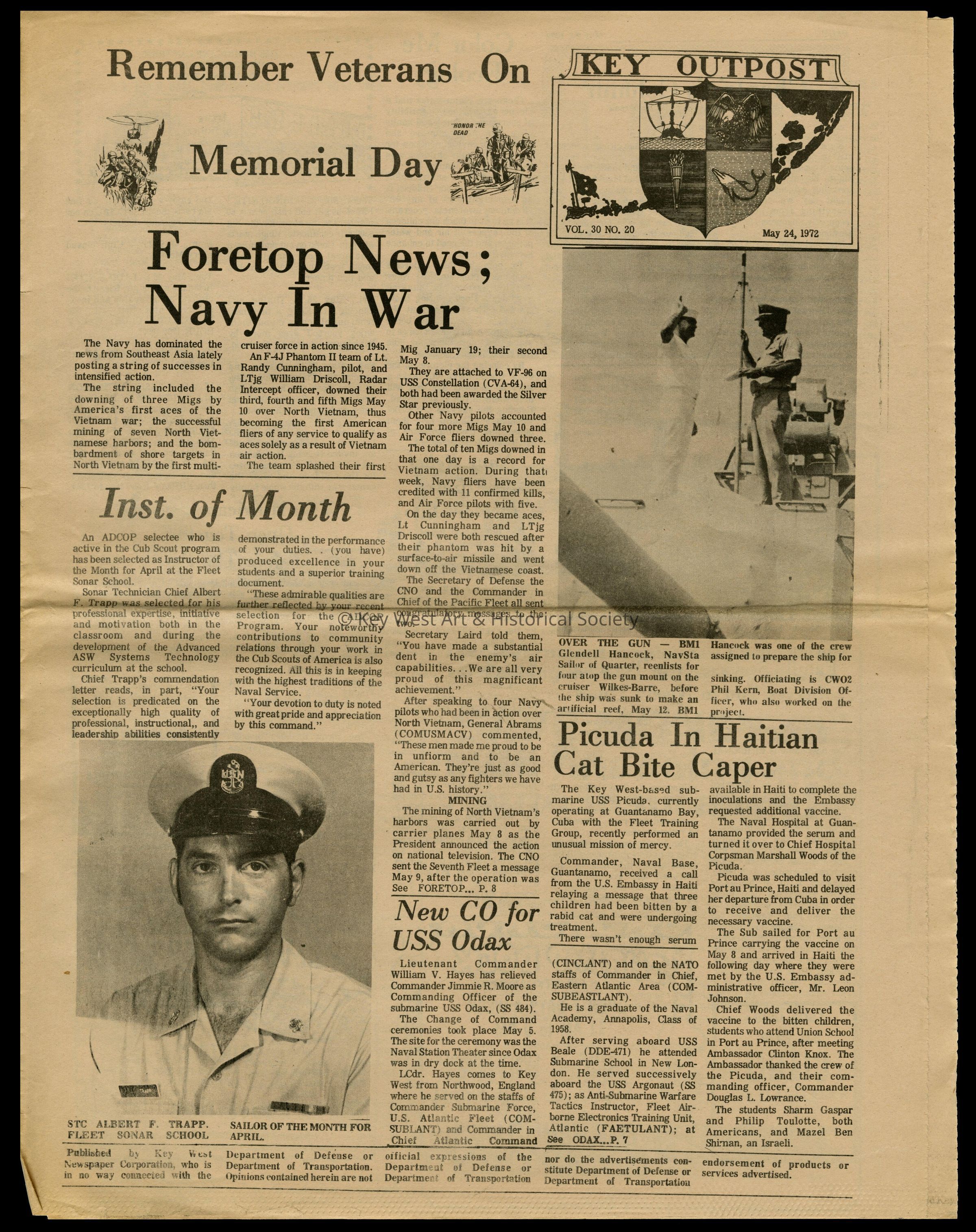 'Key Outpost' Newspaper picture number 1