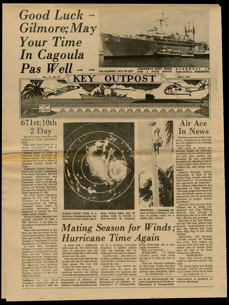 'Key Outpost' Newspaper picture number 1