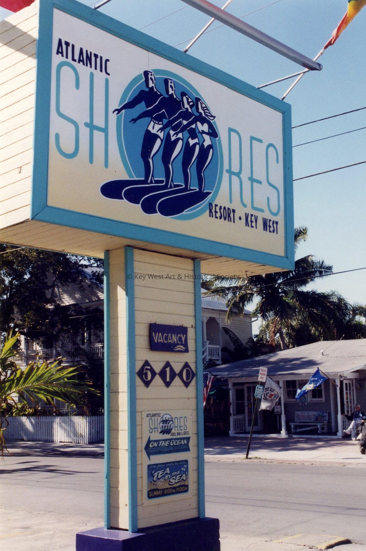 Atlantic Shores Sign; © Key West Art & Historical Society