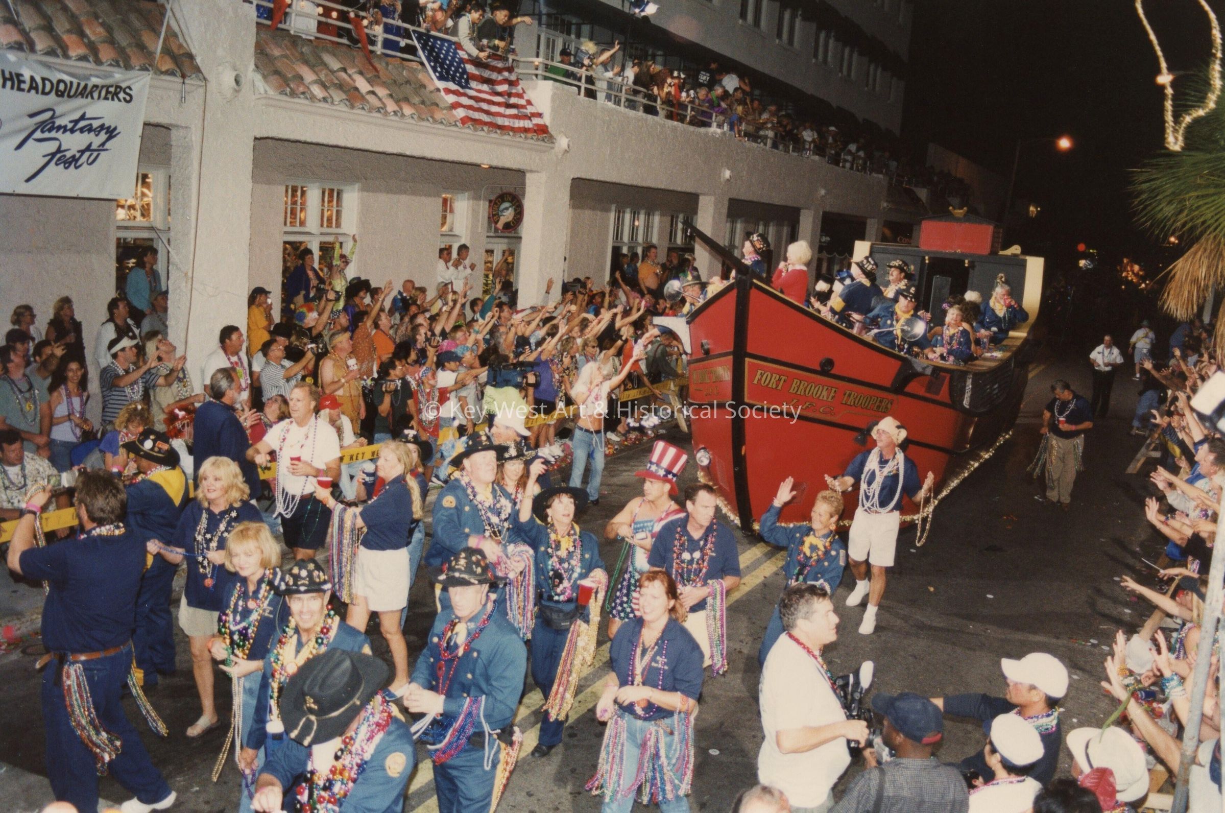 A float in the parade.