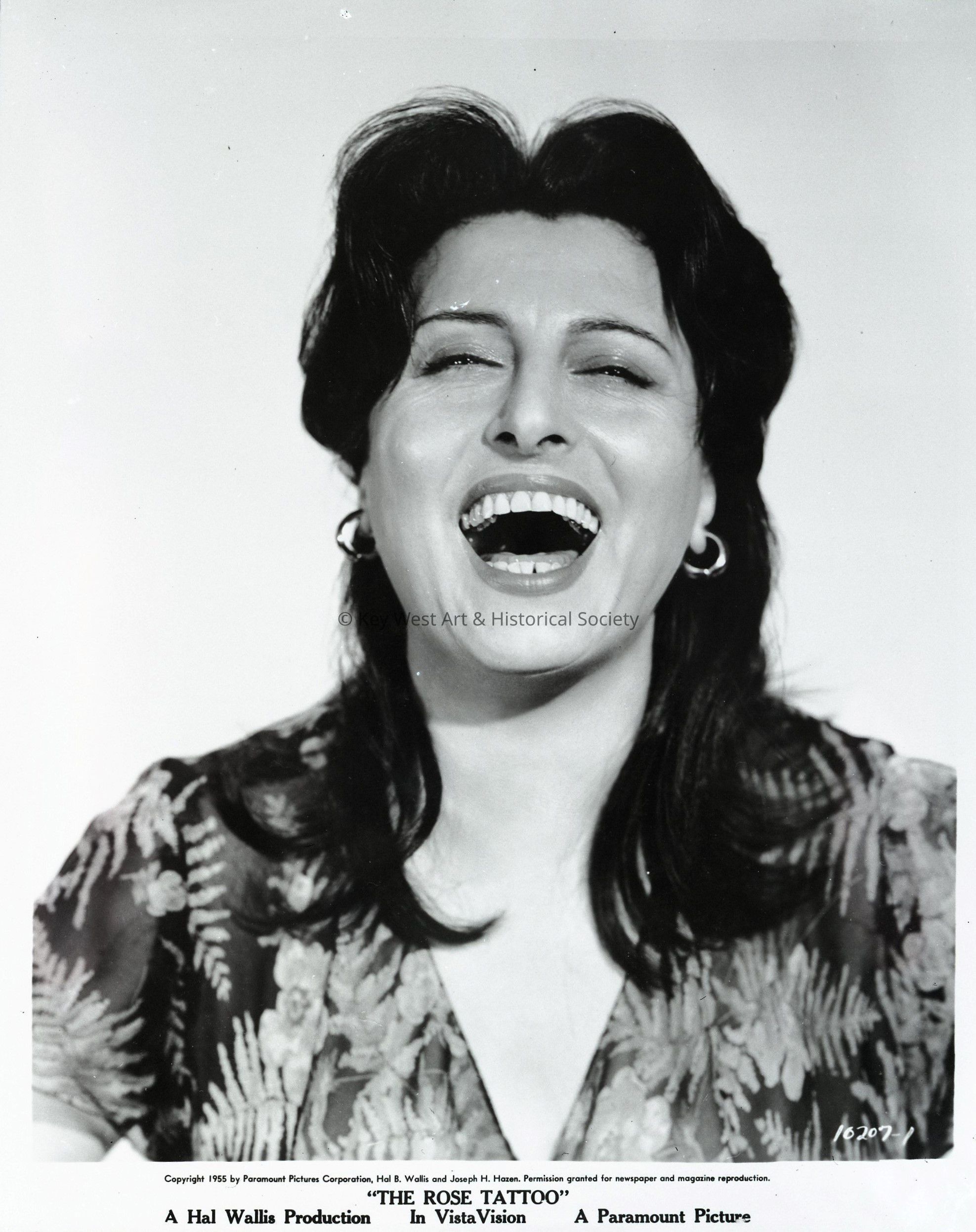 Anna Magnani in 'The Rose Tattoo'; © Key West Art & Historical Society