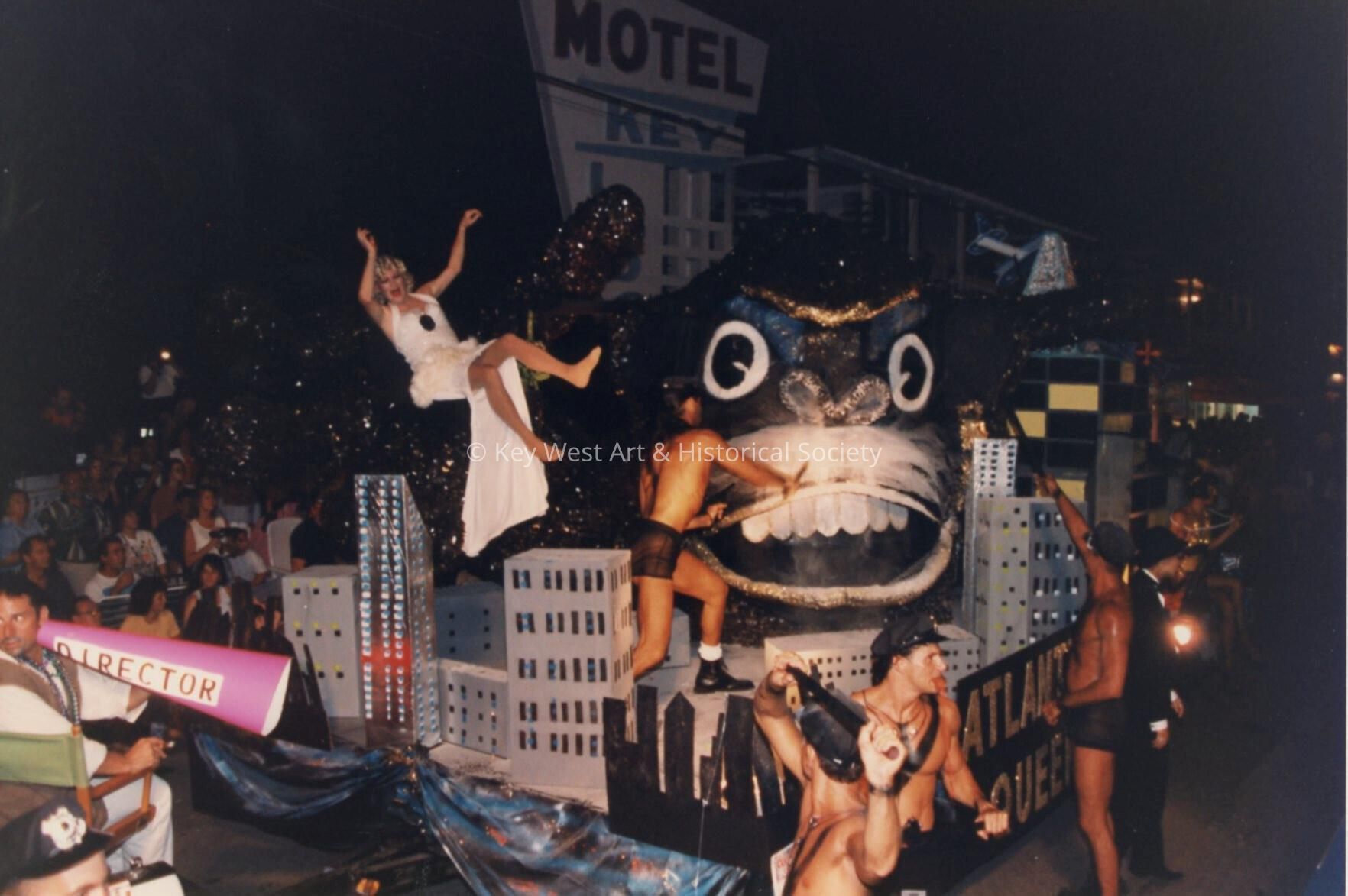 A float in the parade.