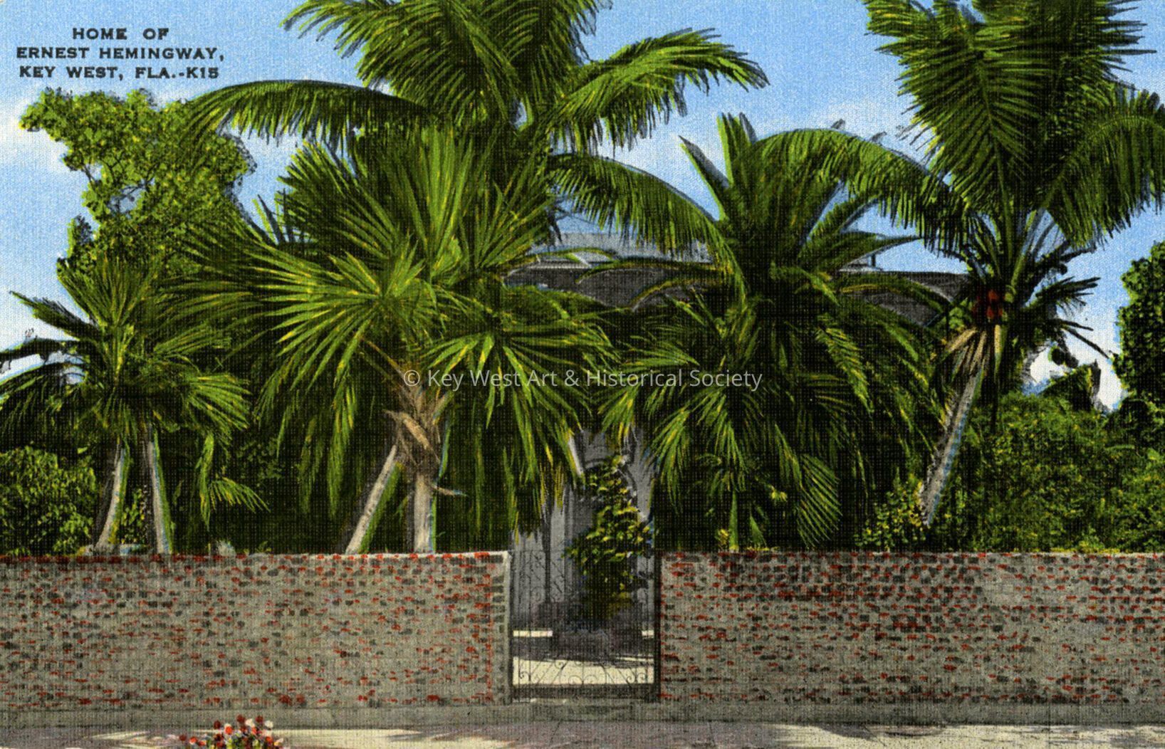 Home of Ernest Hemingway, Key West, Fla.