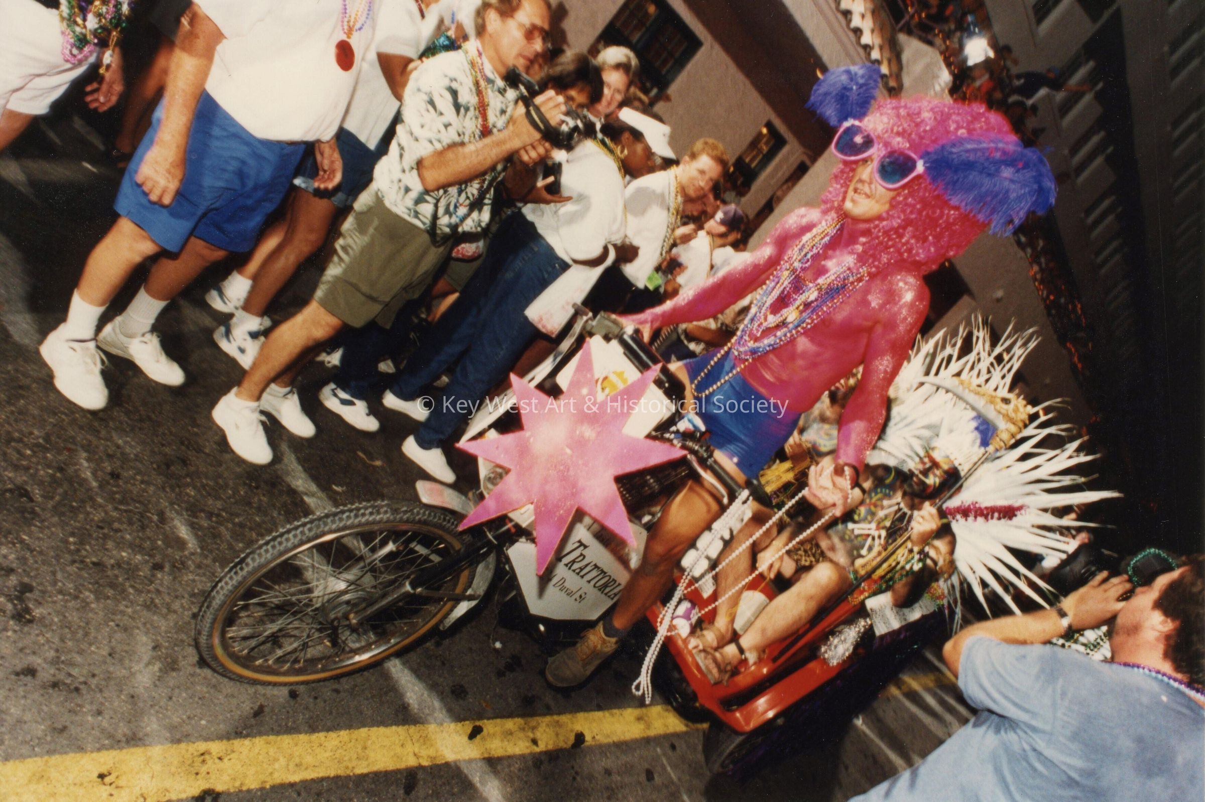 A float in the parade.
