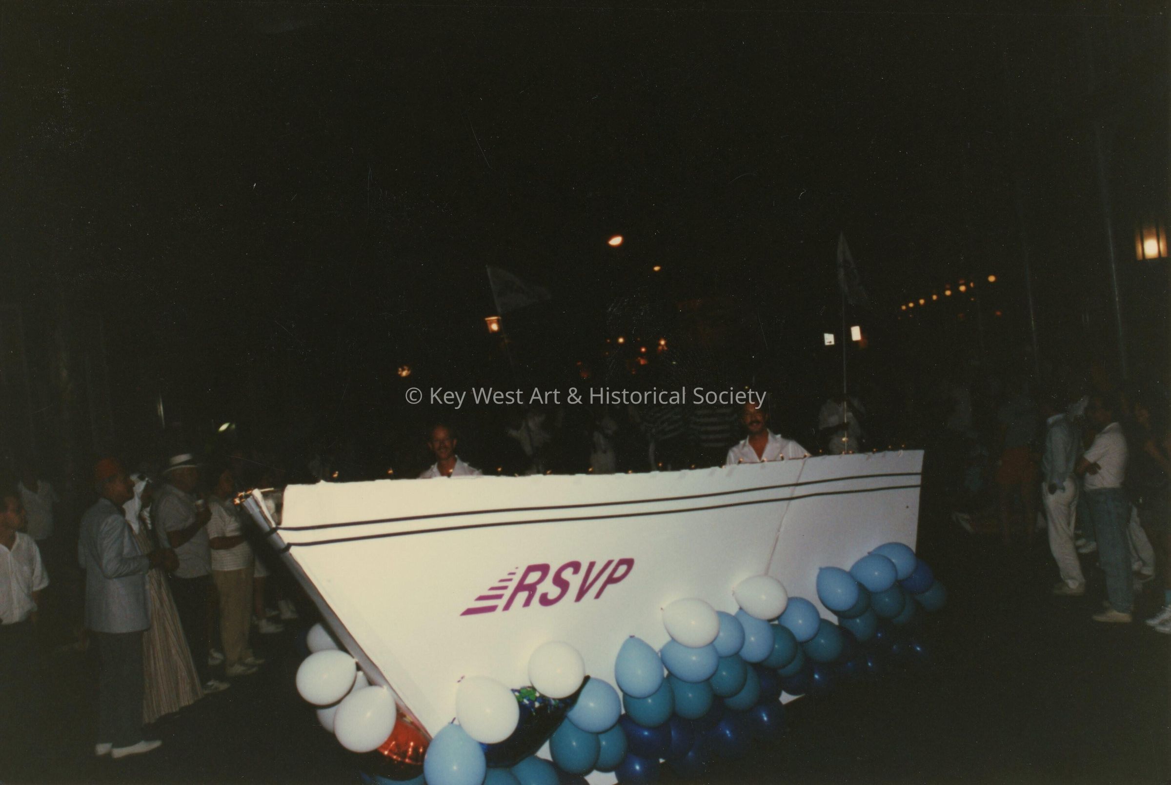 A float in the parade.