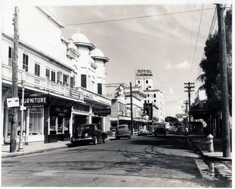 600 Block of Duval Street; © Key West Art & Historical Society