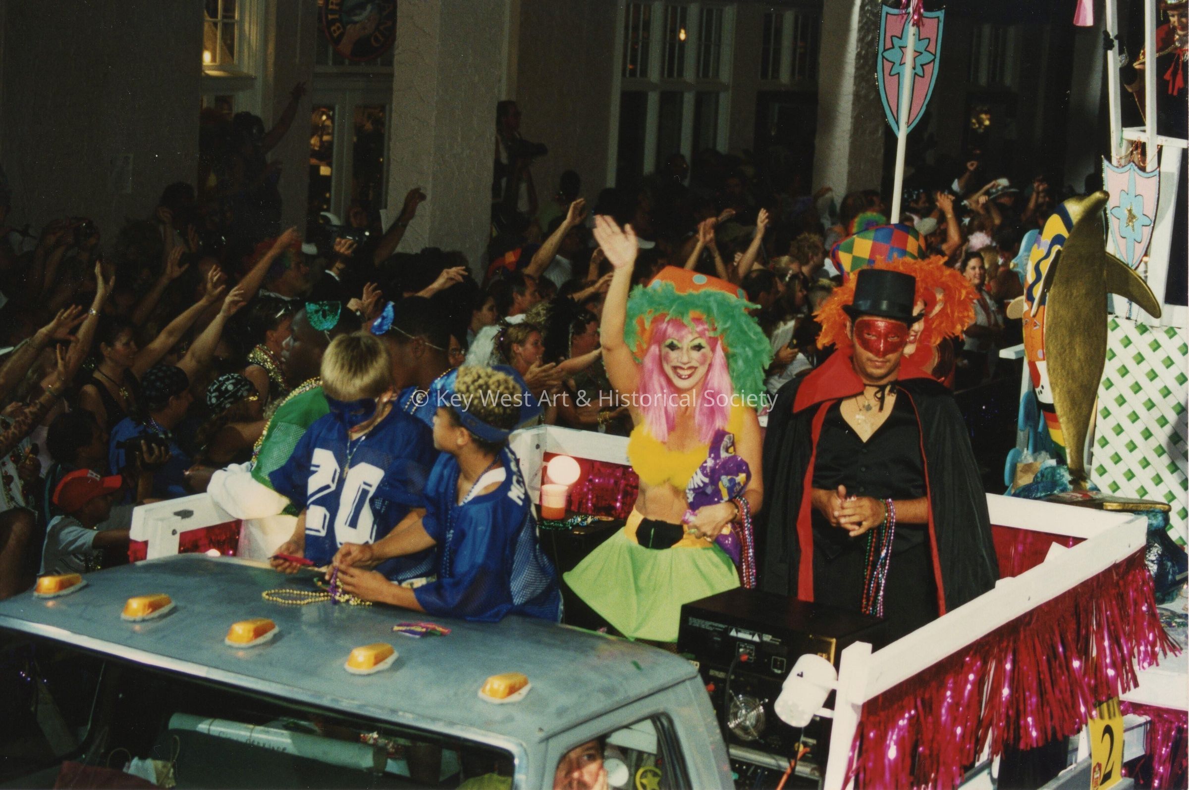 A float in the parade.