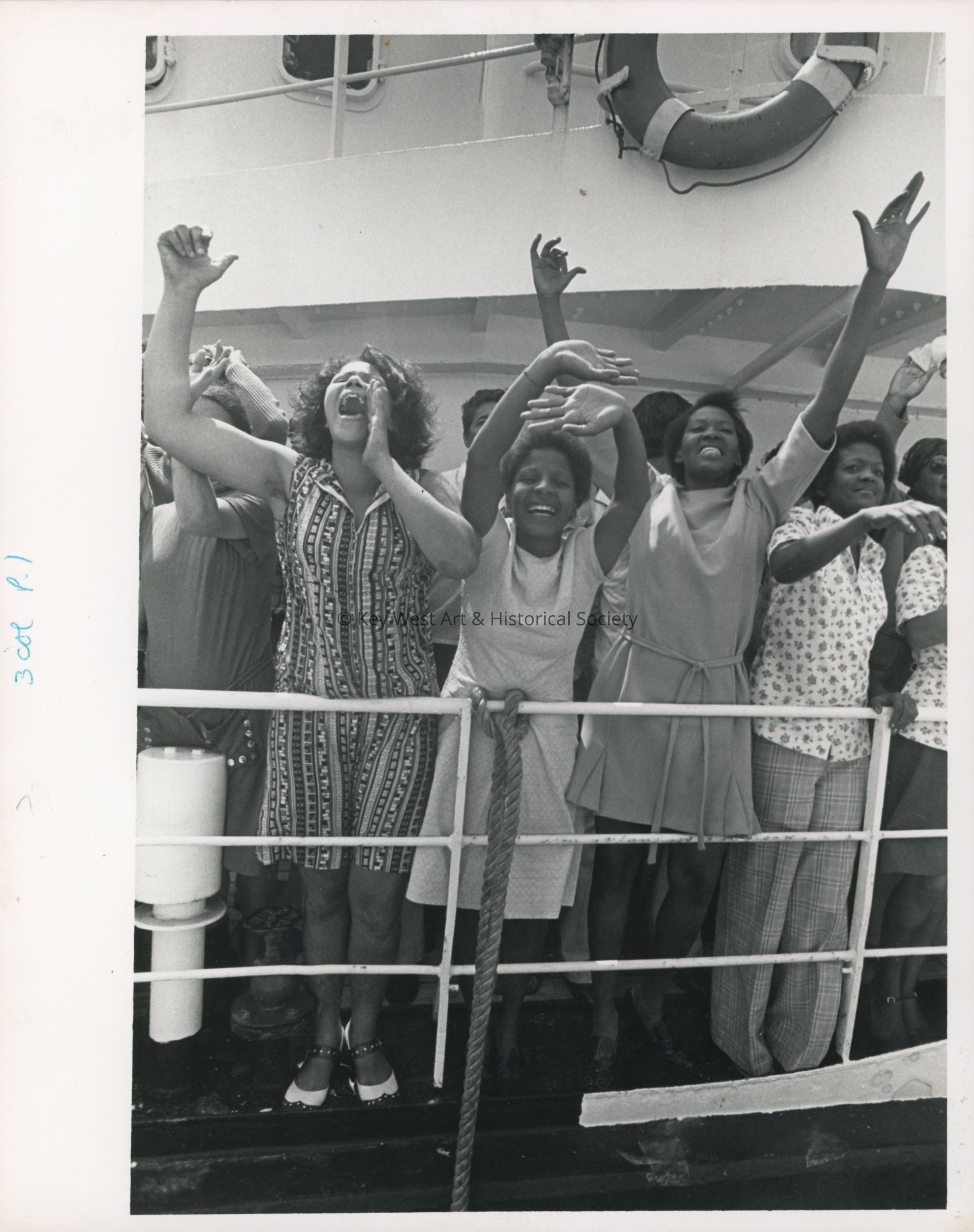 Mariel Boatlift Refugees; © Key West Art & Historical Society