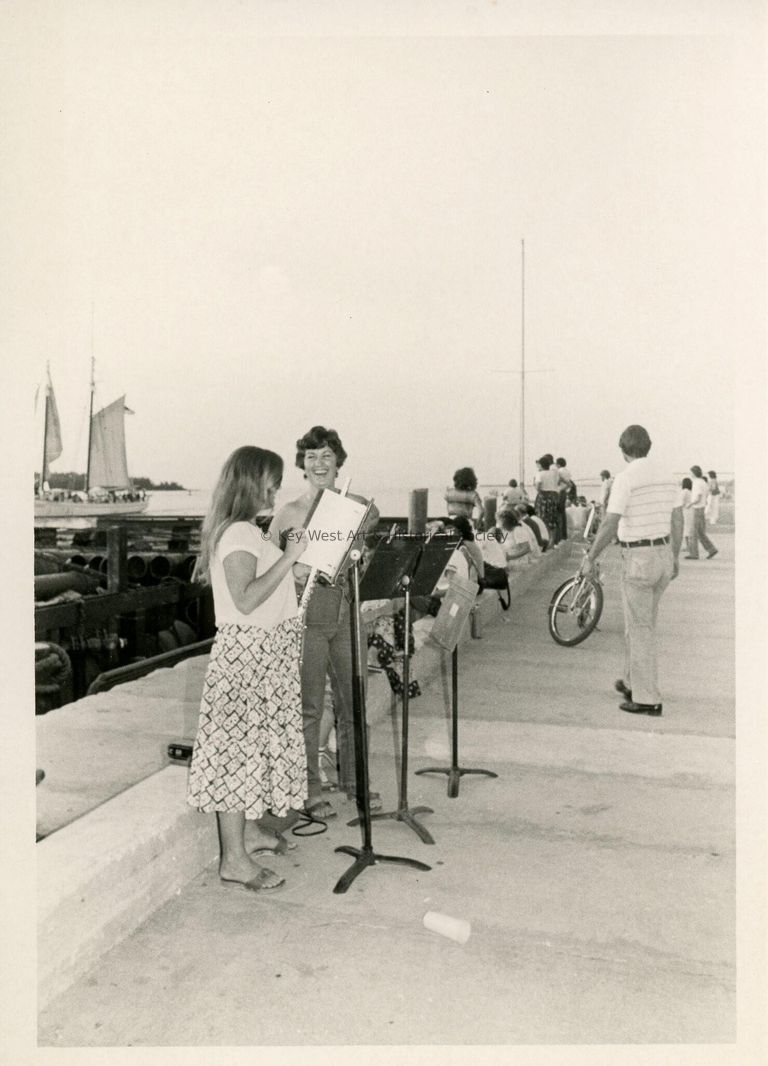 2 Unknown woman playing flutes