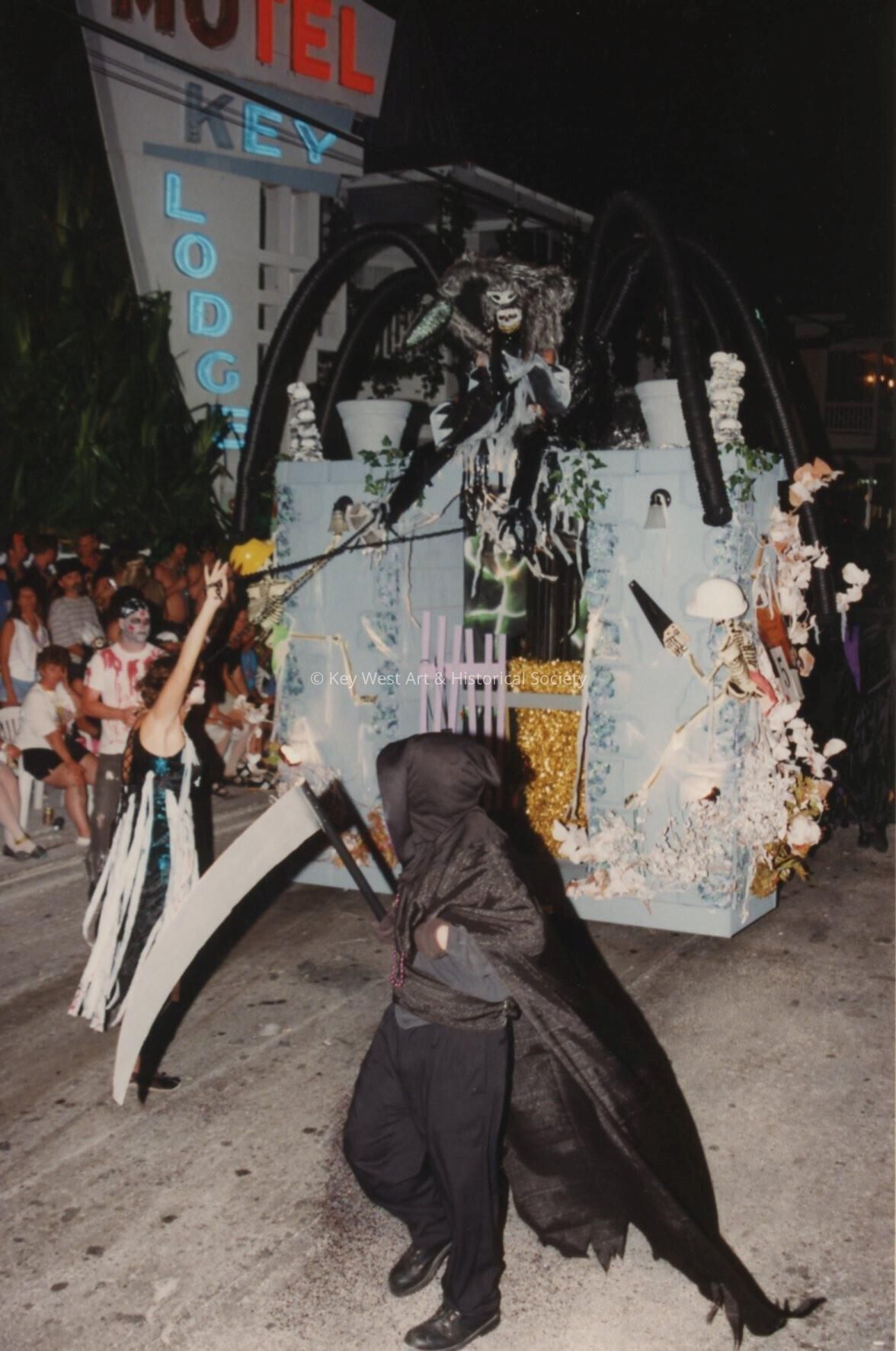 A float in the parade.