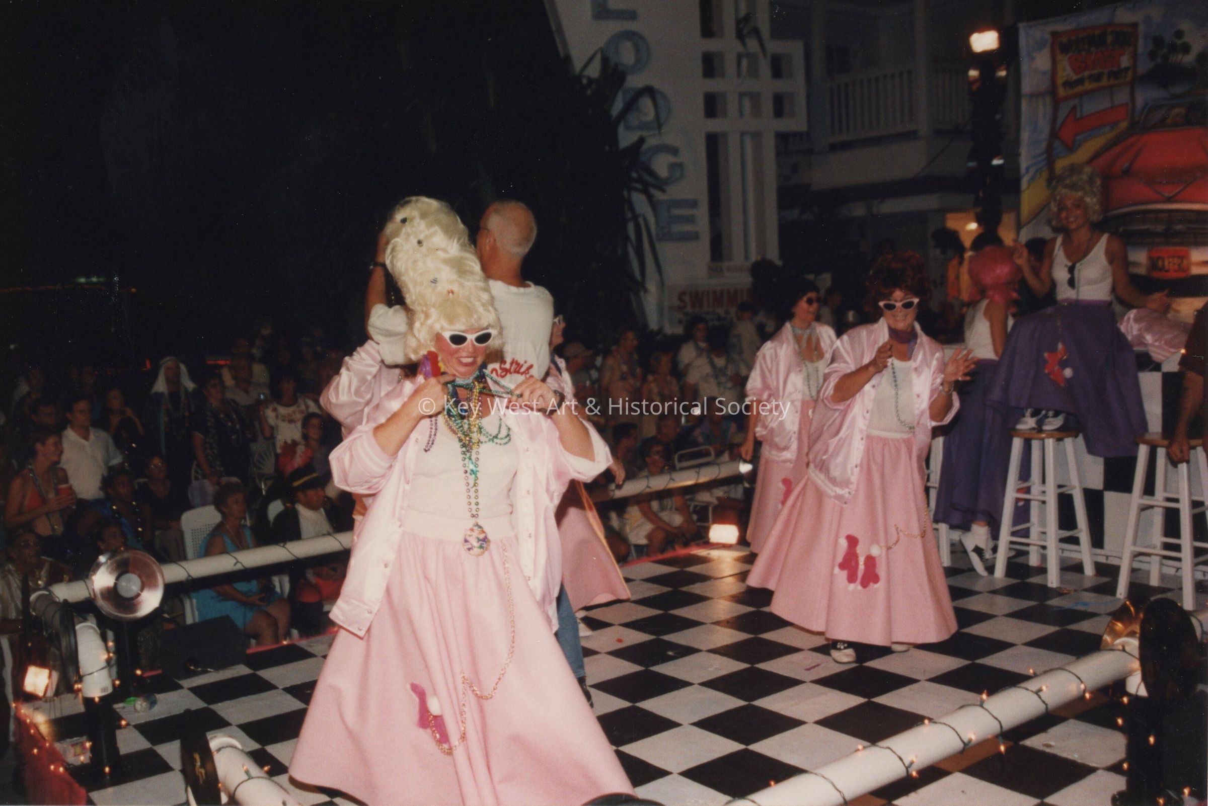 A float in the parade.