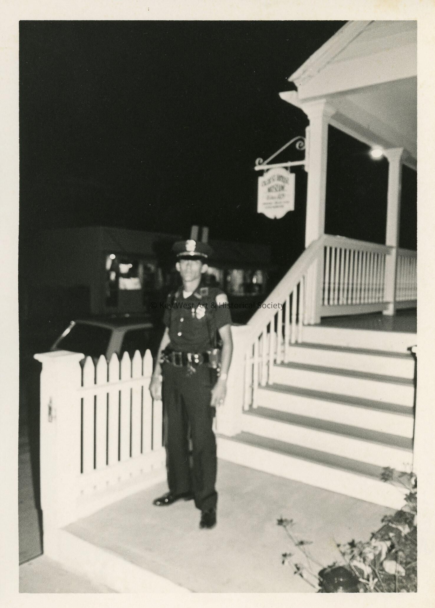An unknown cop in uniform