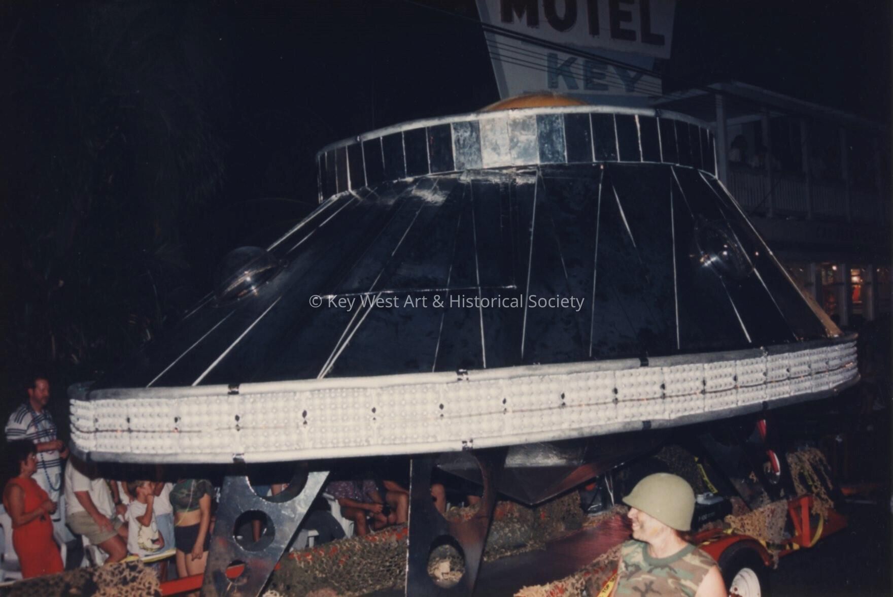 A float in the parade.