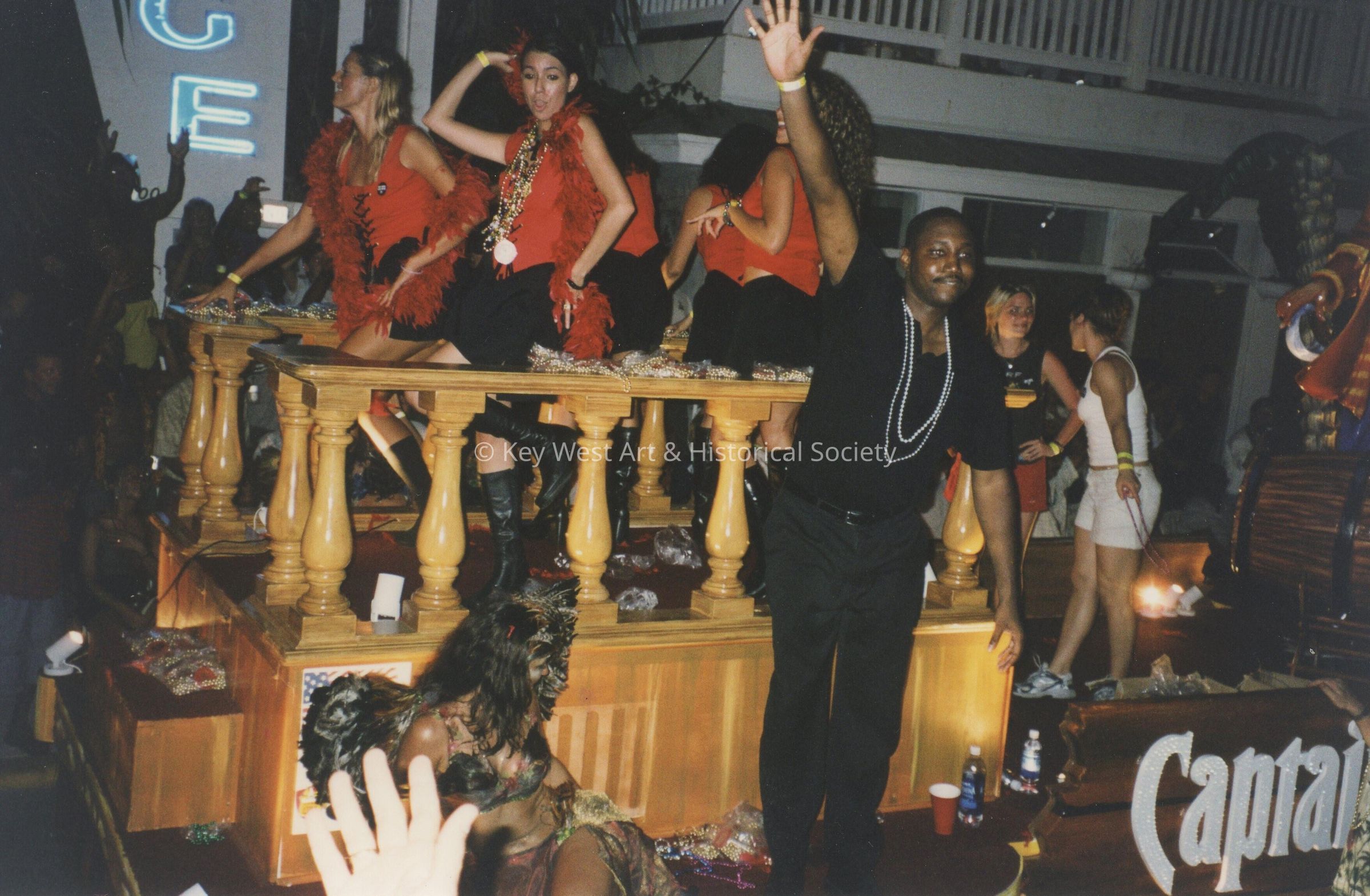 A float in the parade.