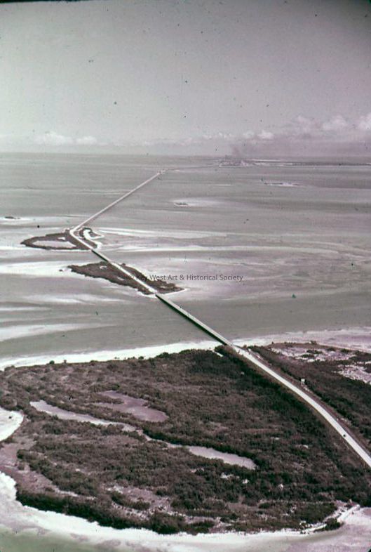 Aerial View of the Overseas Highway; © Key West Art & Historical Society