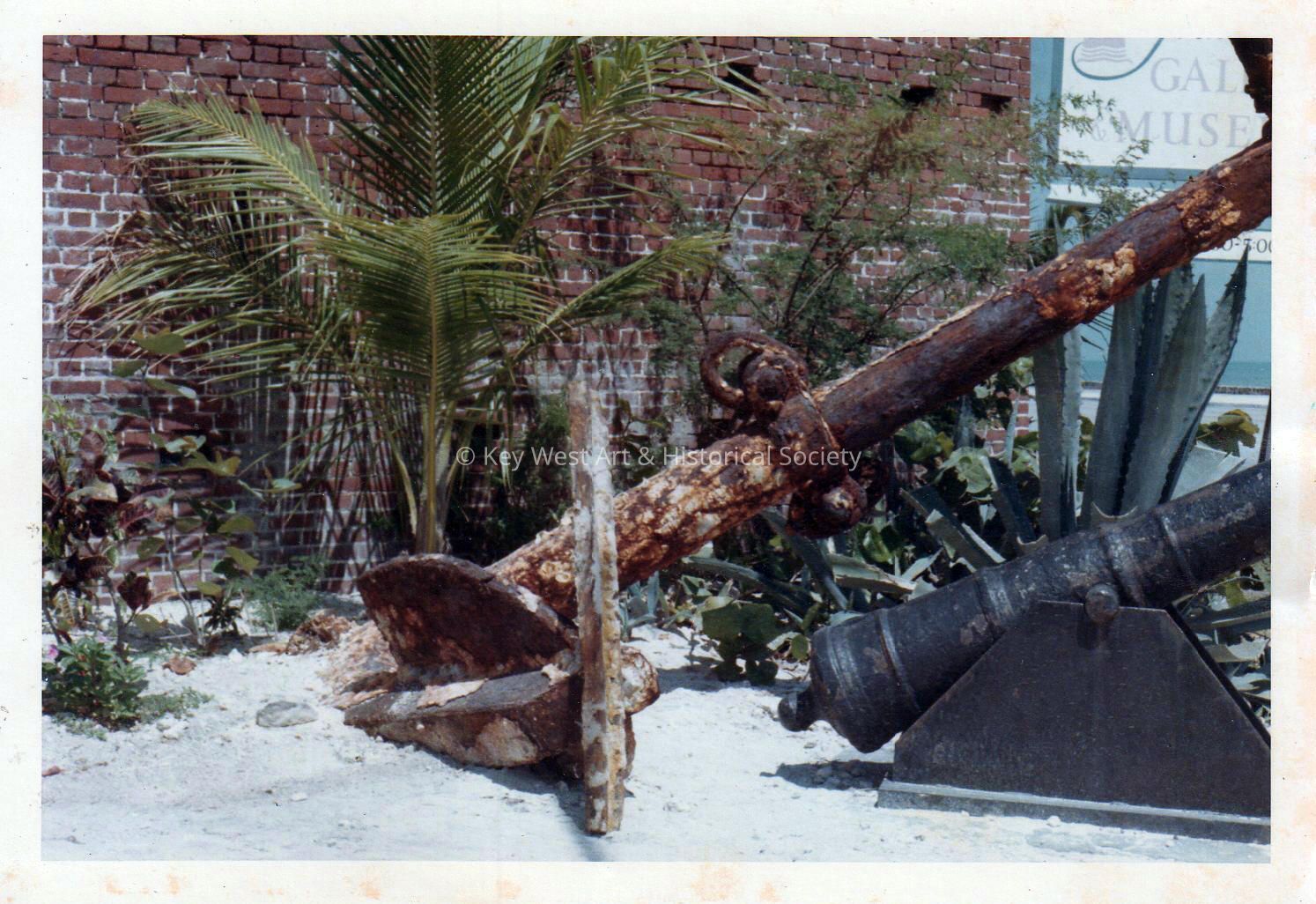 Anchor at Fort East Martello Museum; © Key West Art & Historical Society