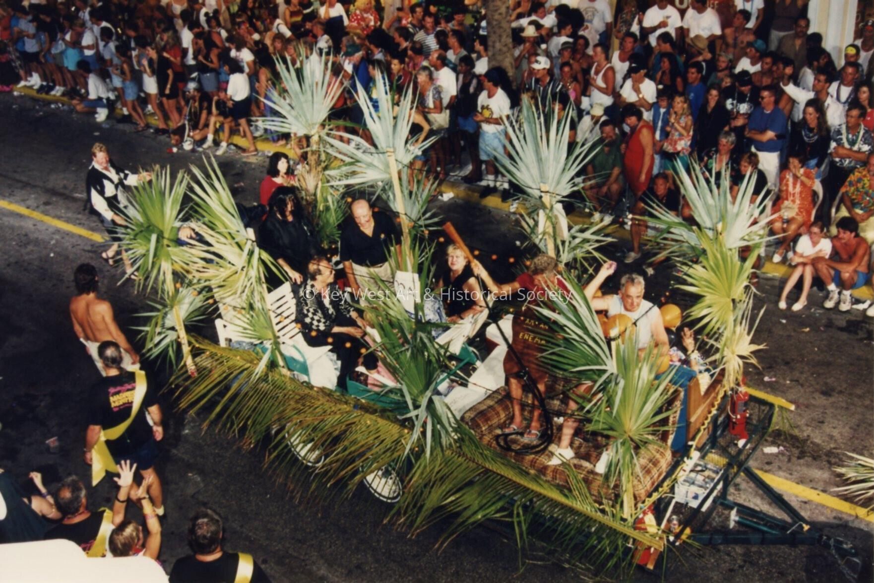 A float in the parade.