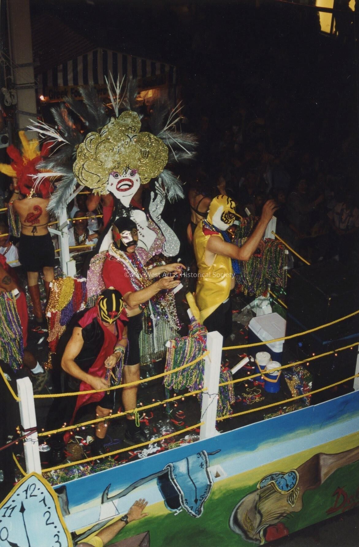 A float in the parade.