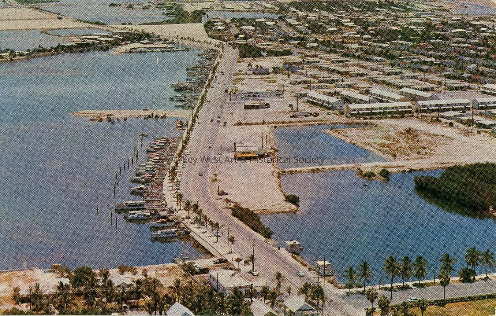 Aerial View of North Roosevelt Boulevard; © Key West Art & Historical Society