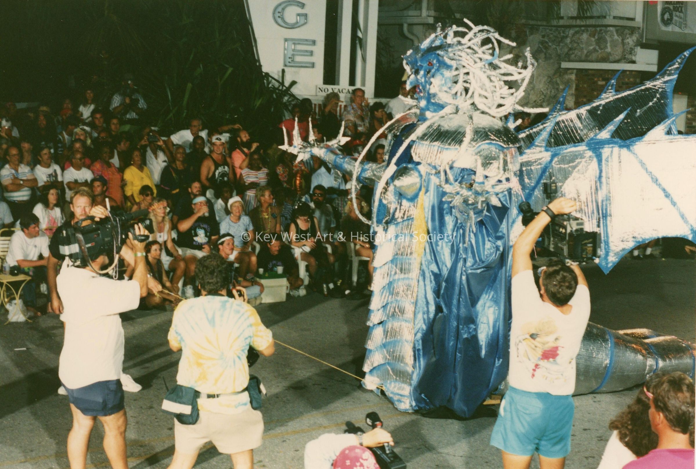 A float in the parade.