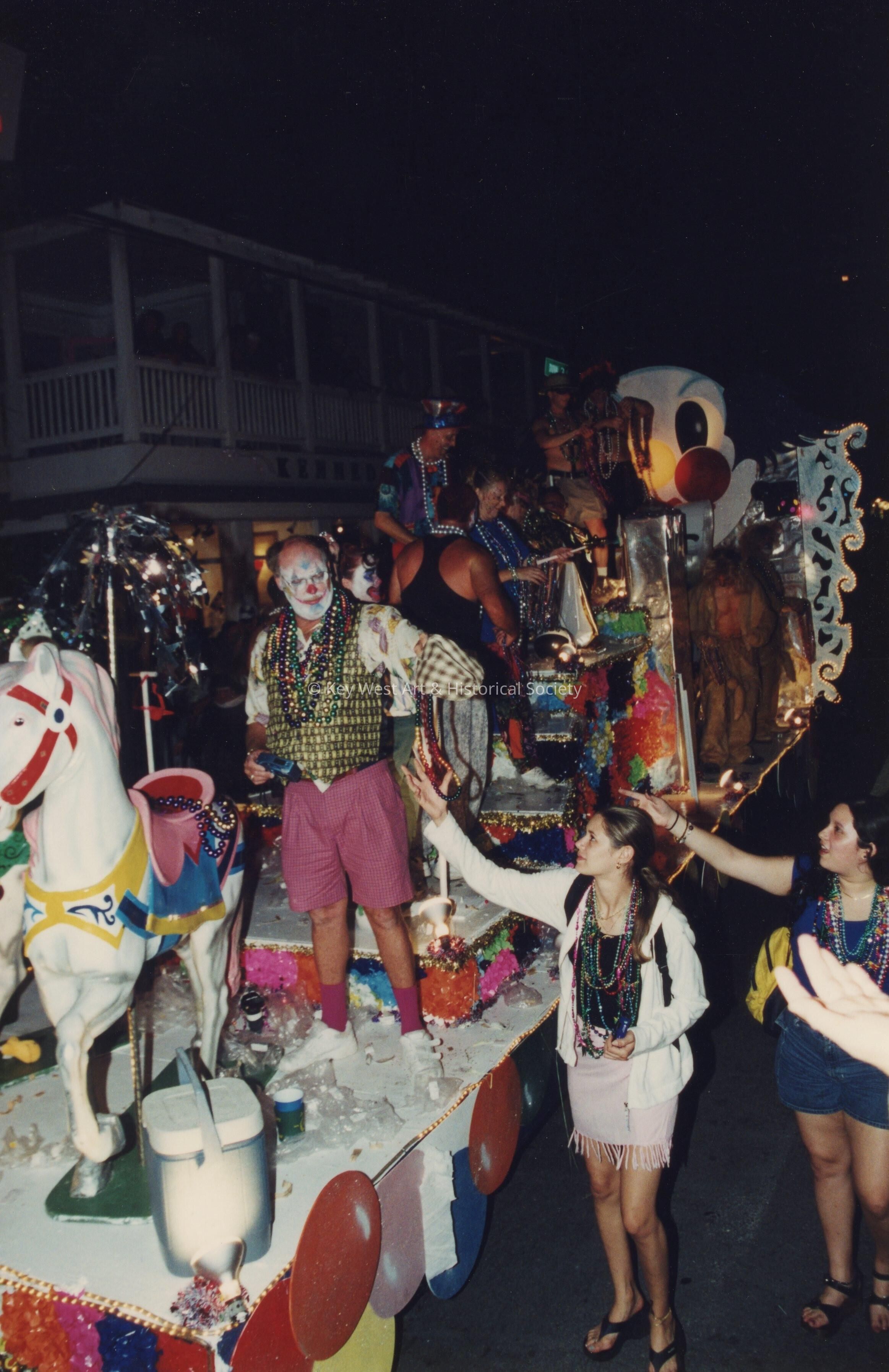 A float in the parade.