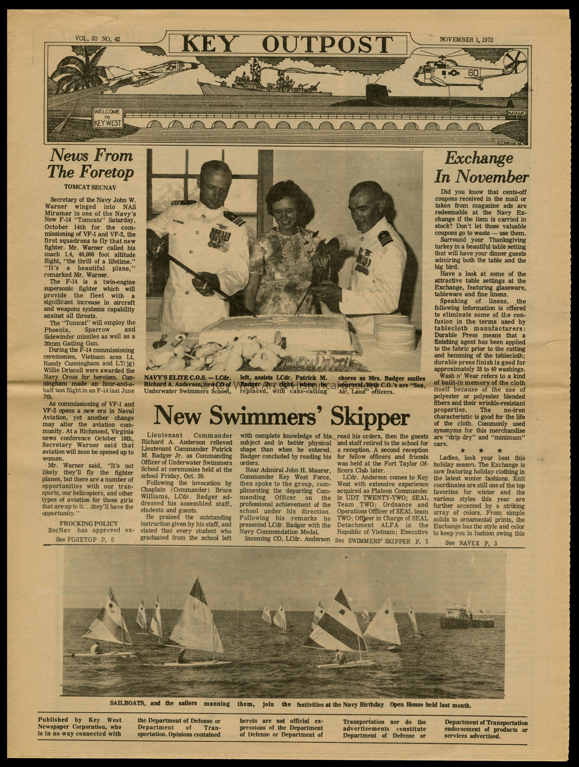 'Key Outpost' Newspaper picture number 1