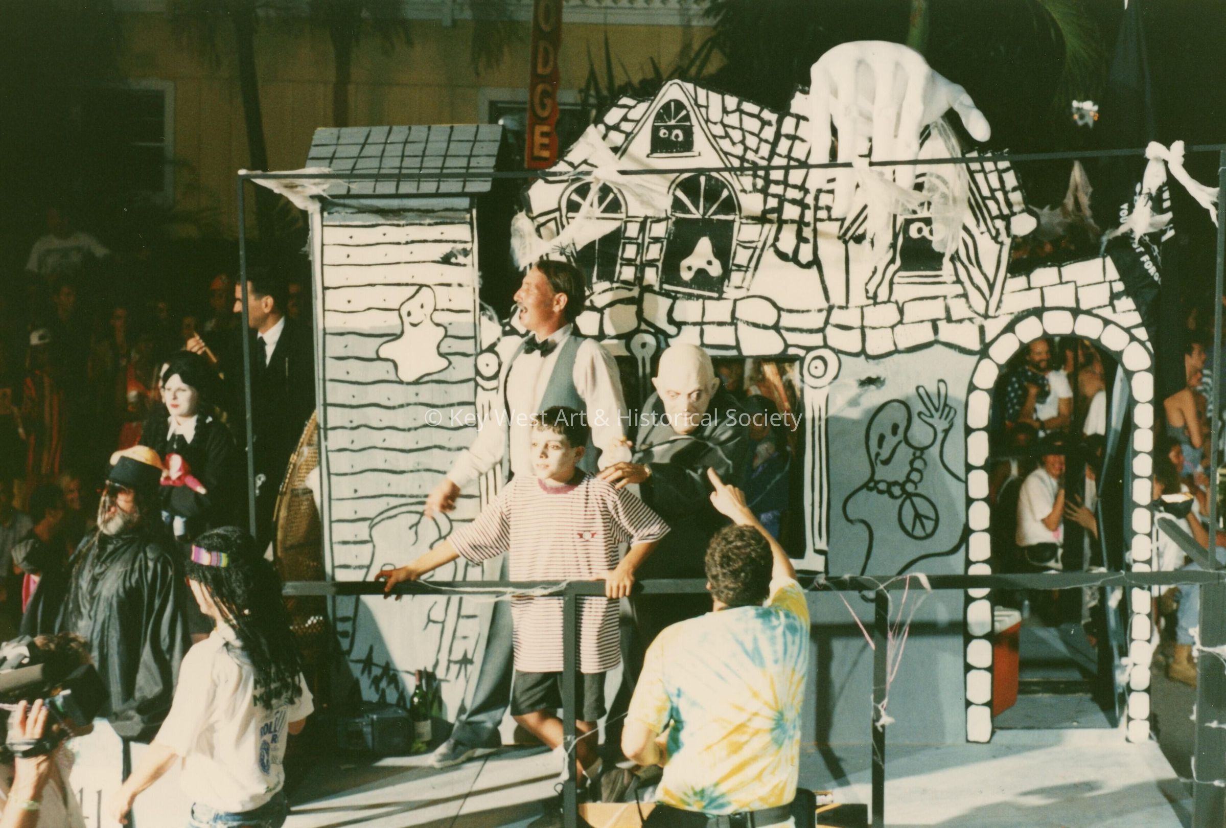 A float in the parade.