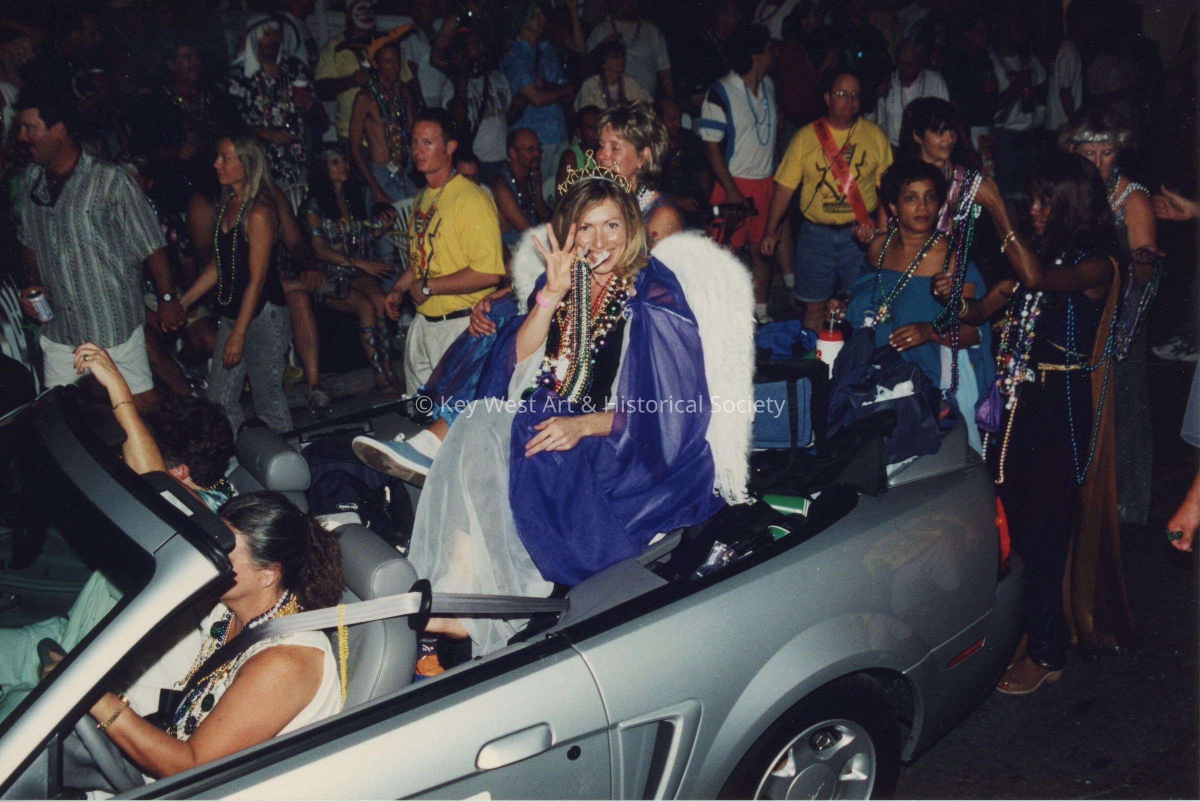 A float in the parade.
