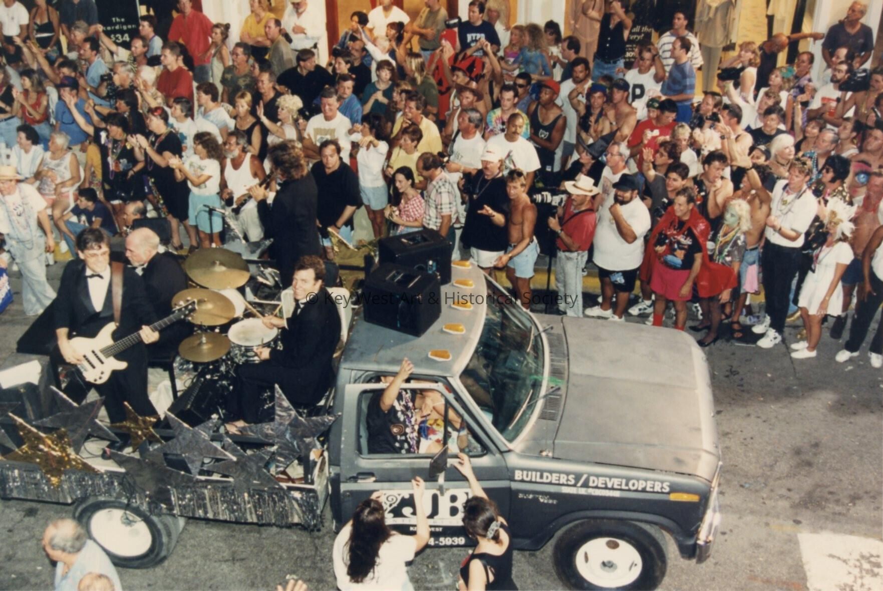 A float in the parade.