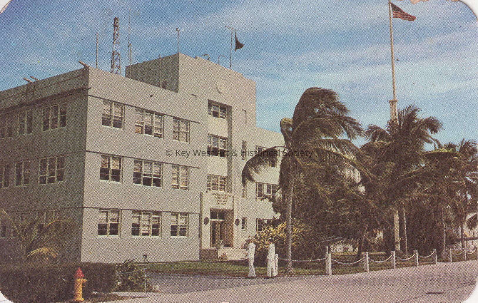 Administration Building at the U.S. Naval Base, Key West; © Key West Art & Historical Society