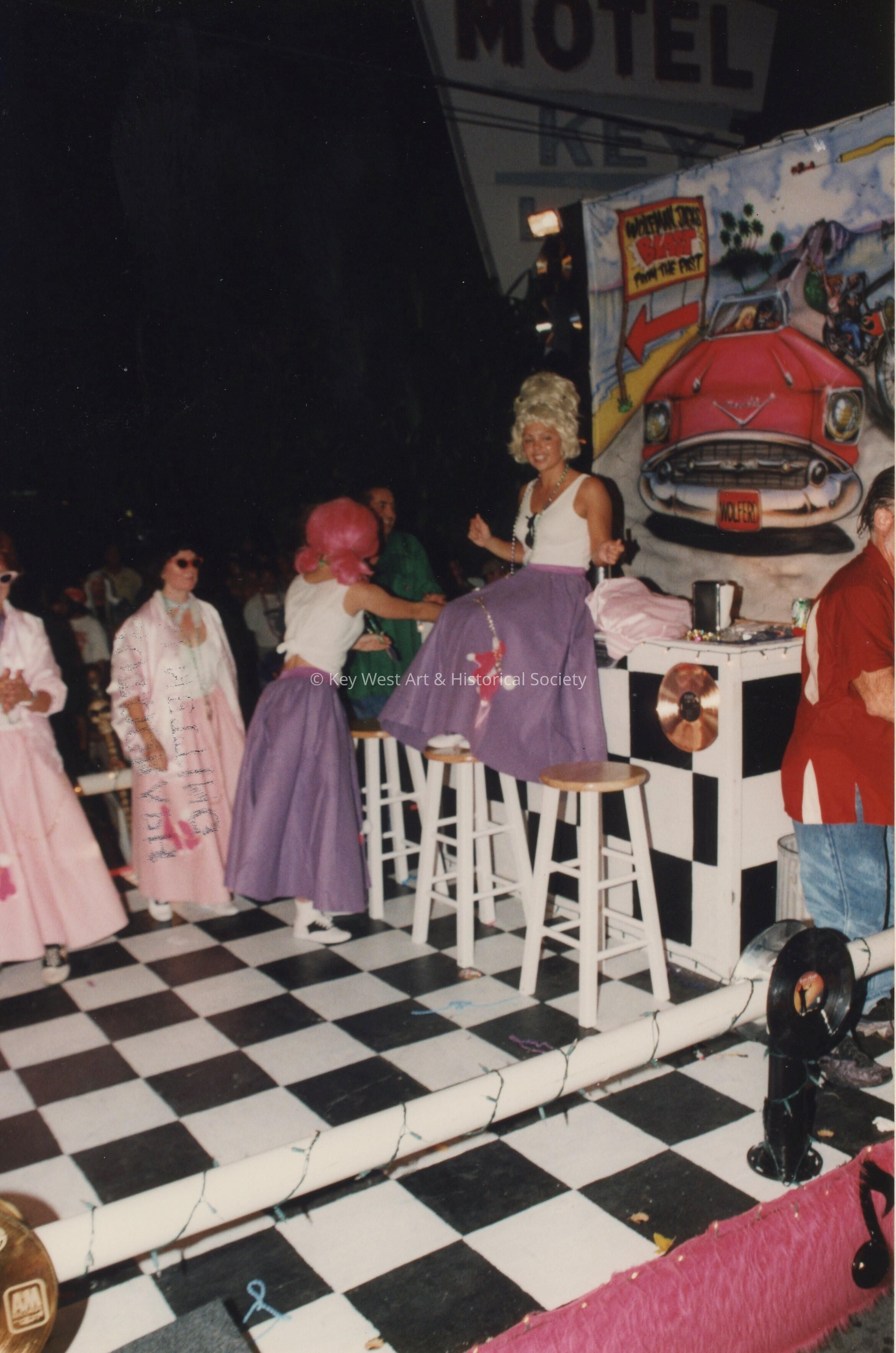 A float in the parade.